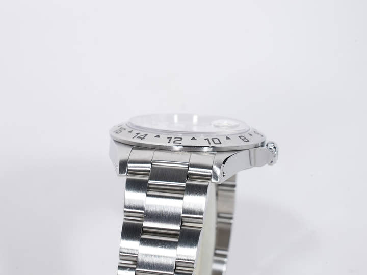 ロレックス エクスプローラーII Ref.16570 ステンレススチール ホワイト文字盤 オイスターブレスレット 美中古 pxtqqqu5