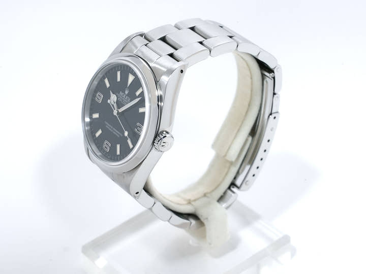Rolex Explorer I Ref.14270 Stainless Steel Black Dial Oyster Bracelet Excellent Used Condition afoqrvvx