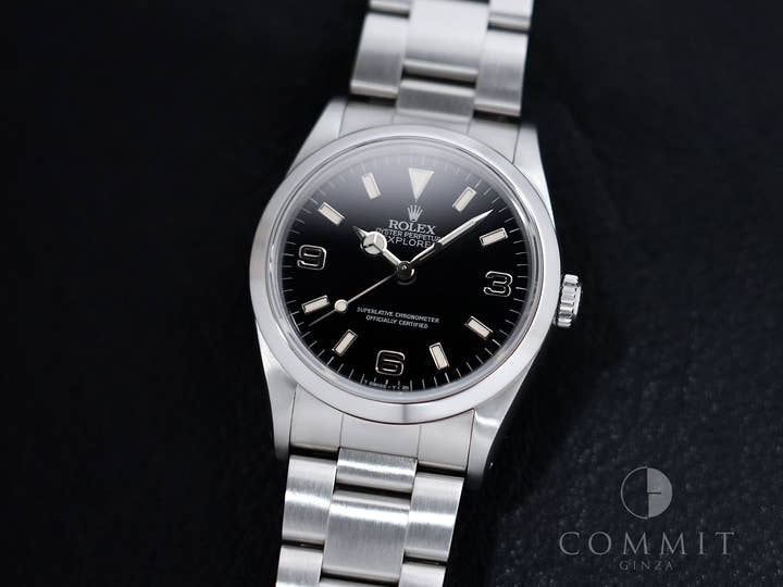 Rolex Explorer I Ref.14270 Stainless Steel Black Dial Oyster Bracelet Excellent Used Condition afoqrvvx