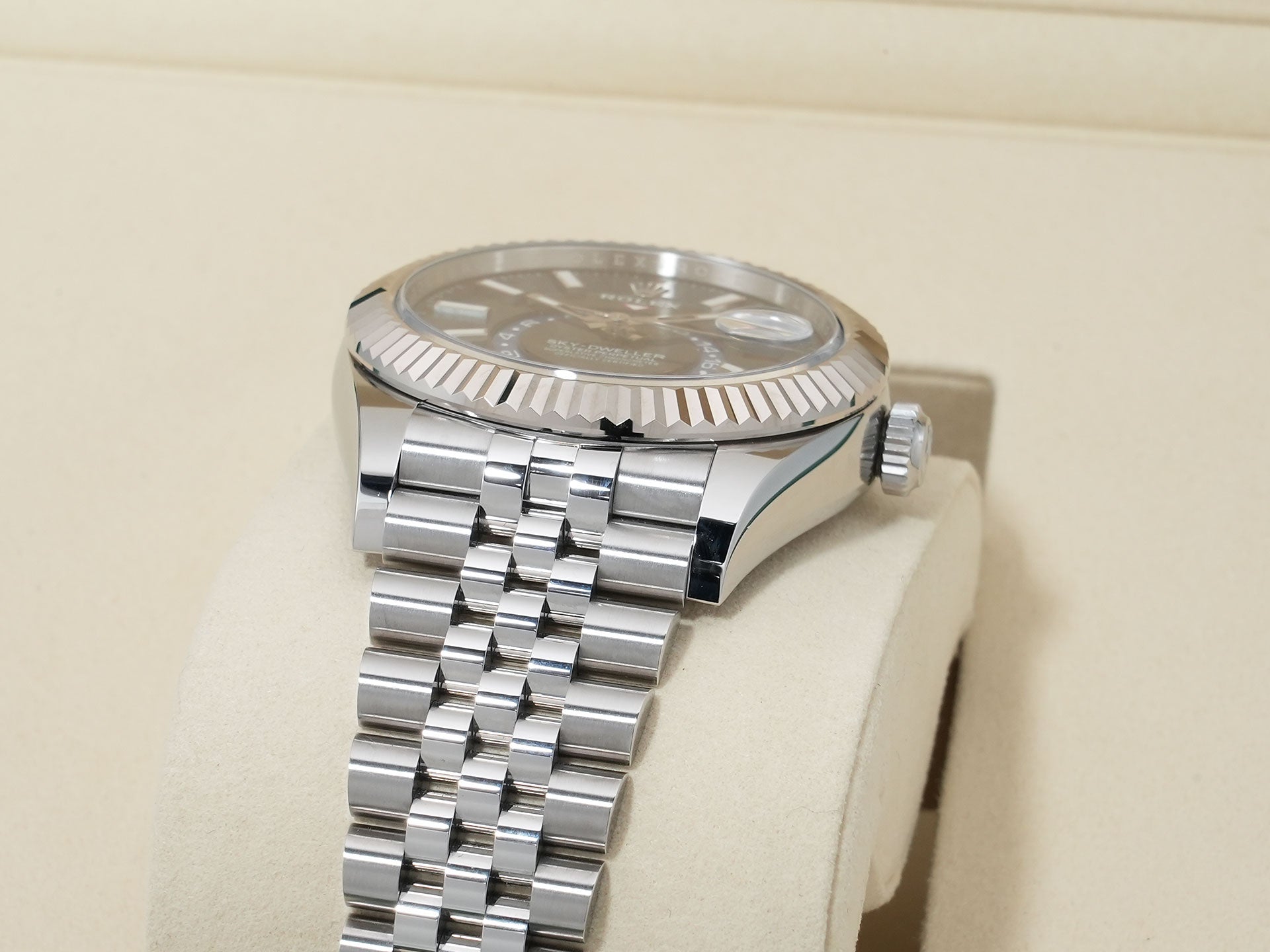 ロレックス スカイドゥエラー Ref.336934 ステンレススチール/ホワイトゴールド ブルー文字盤 ジュビリーブレスレット 美品 bzgq4d85