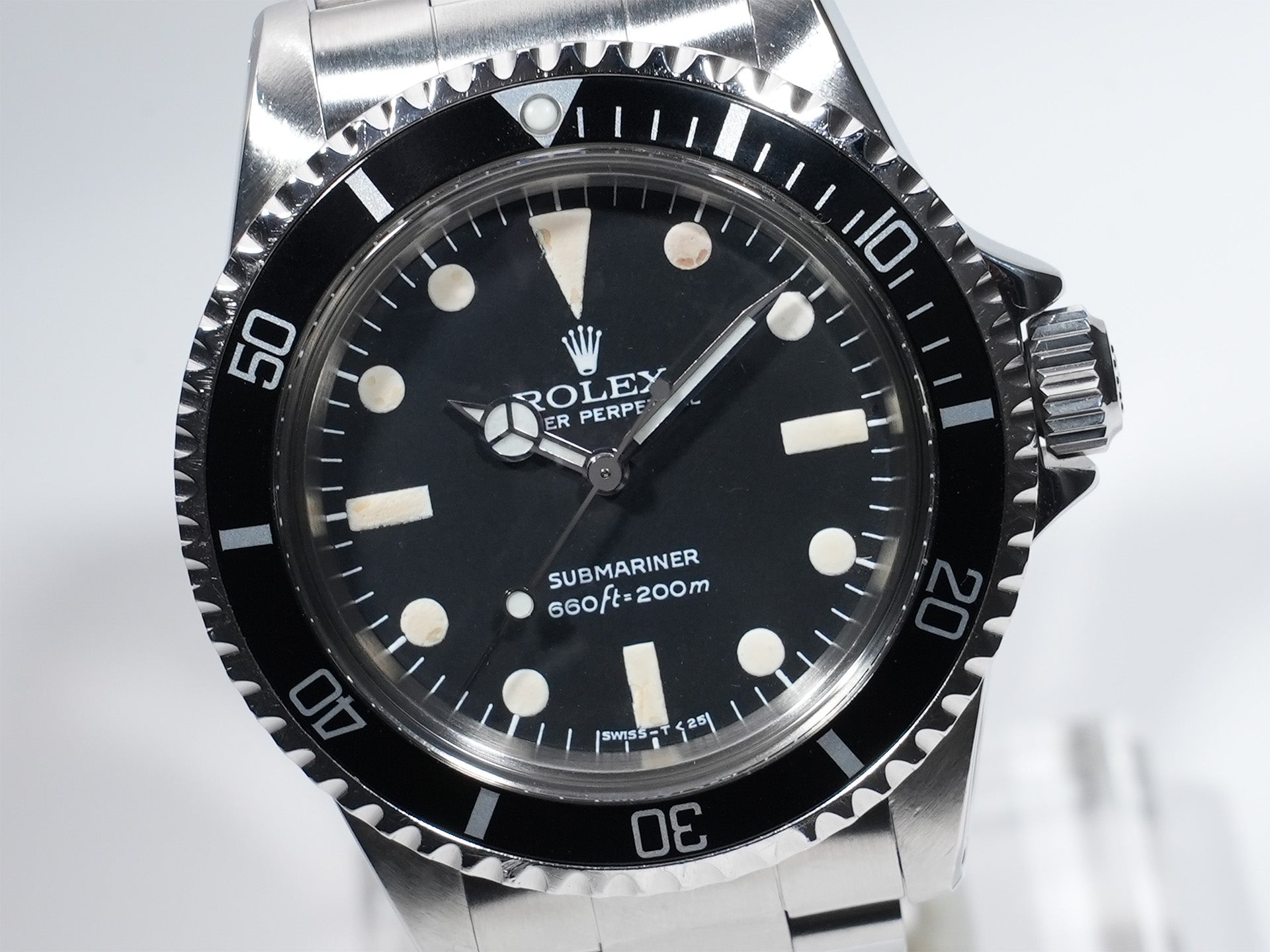 Rolex Submariner Ref.5513 Stainless Steel Black Dial Used ckwhbfck
