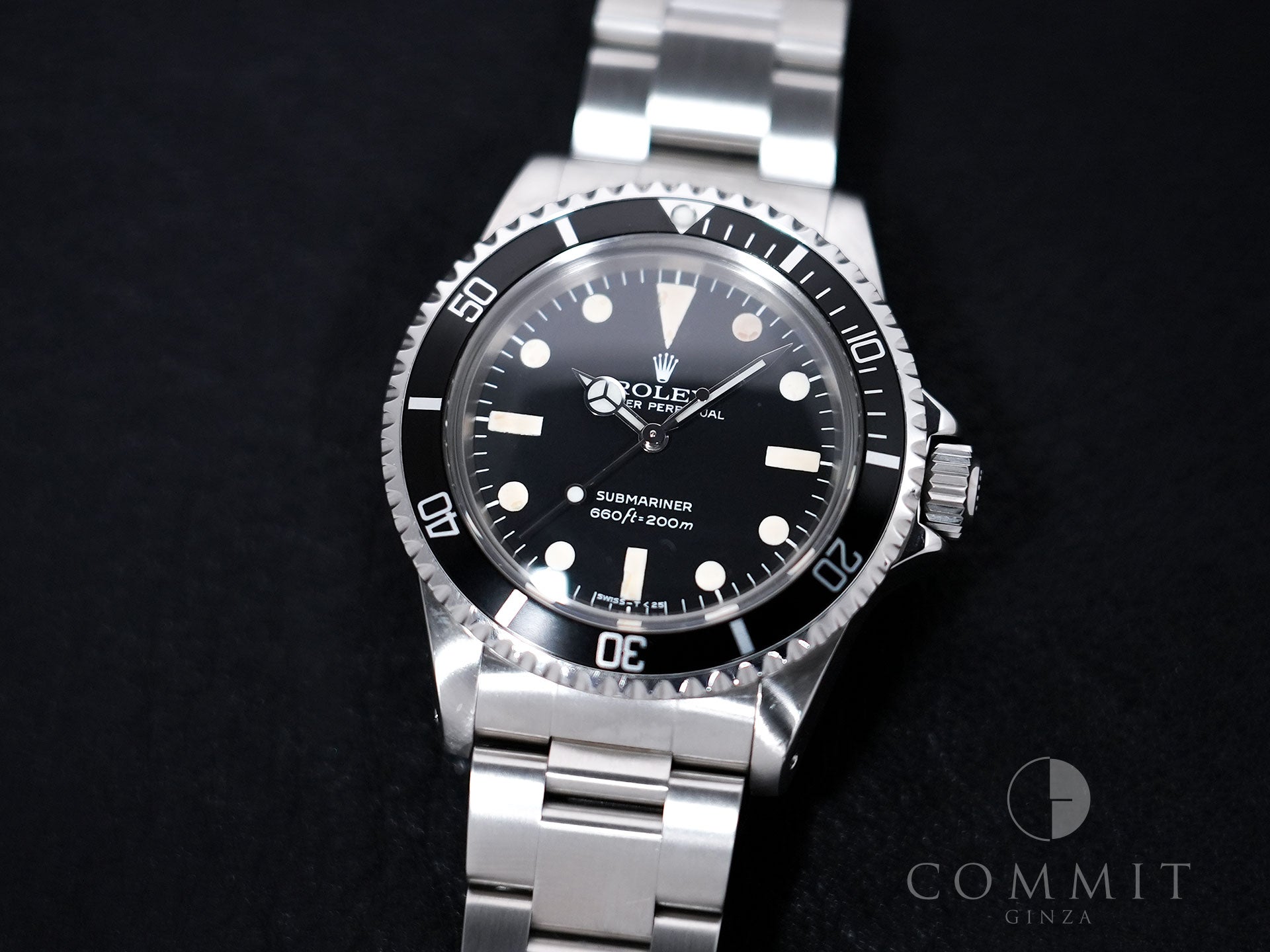 Rolex Submariner Ref.5513 Stainless Steel Black Dial Used ckwhbfck