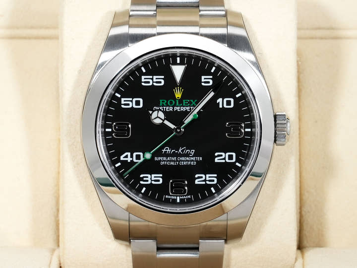 Rolex Air-King Khanjar Ref. 116900 Stainless Steel Black Dial Unused xsydy8mv