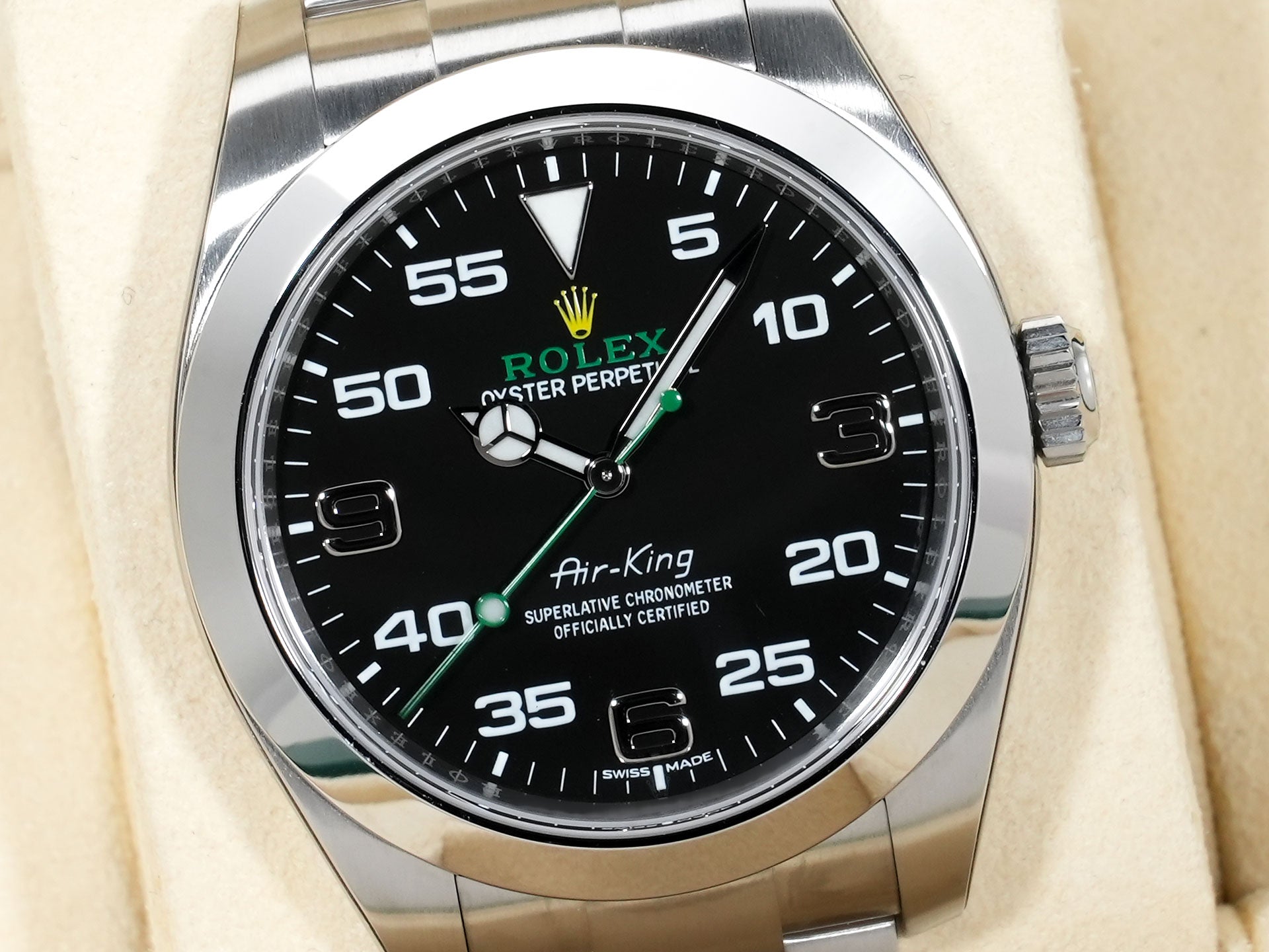 Rolex Air-King Khanjar Ref. 116900 Stainless Steel Black Dial Unused xsydy8mv