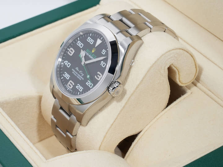 Rolex Air-King Khanjar Ref. 116900 Stainless Steel Black Dial Unused xsydy8mv