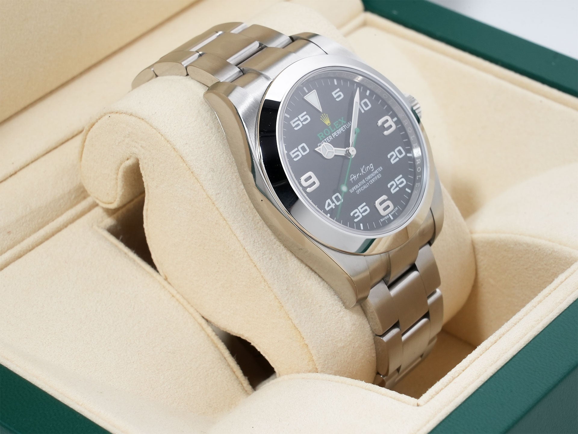 Rolex Air-King Khanjar Ref. 116900 Stainless Steel Black Dial Unused xsydy8mv