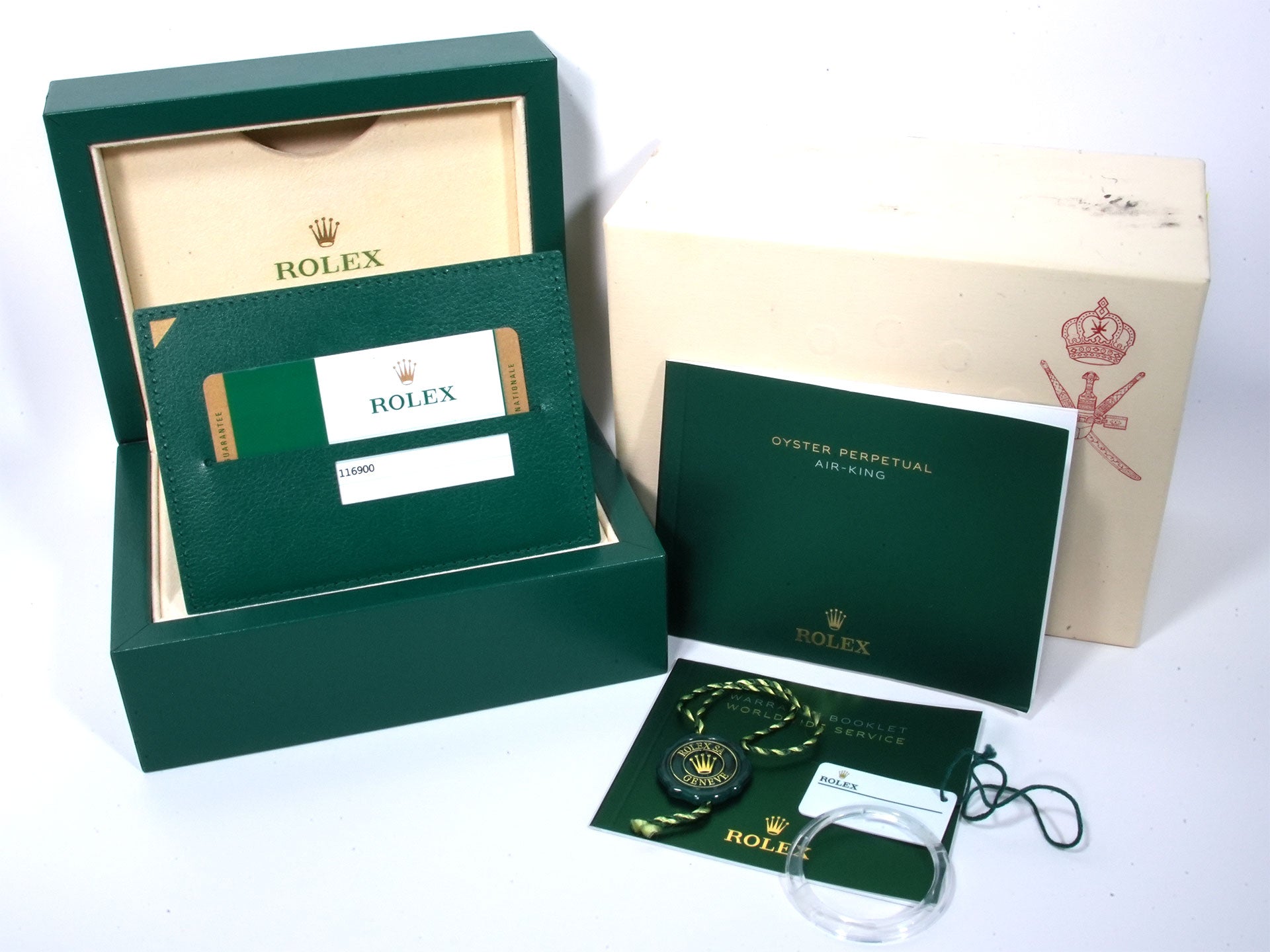 Rolex Air-King Khanjar Ref. 116900 Stainless Steel Black Dial Unused xsydy8mv