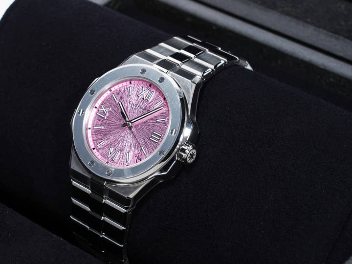 Chopard Alpine Eagle Ref. 298600-3022 Stainless Steel Pink Dial Unused bcot8wyn