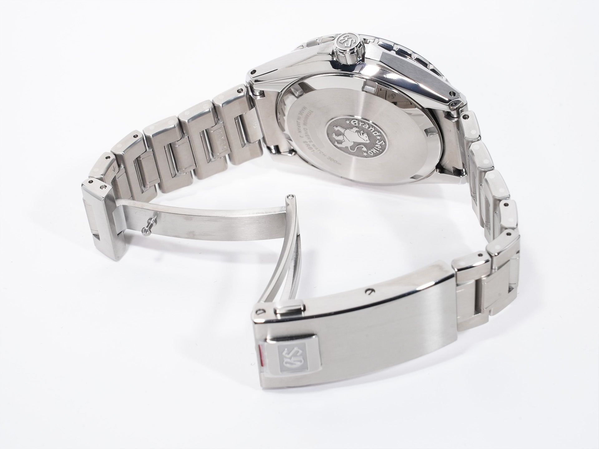 Grand Seiko Spring Drive U.F.A. Ushio 300 Diver Ref. SLGB023 Bright Titanium Blue Dial Unused mhrf8skp