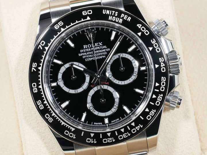 Rolex Daytona Ref. 126500LN Stainless Steel Black Dial Excellent Condition 7mkz4fyp