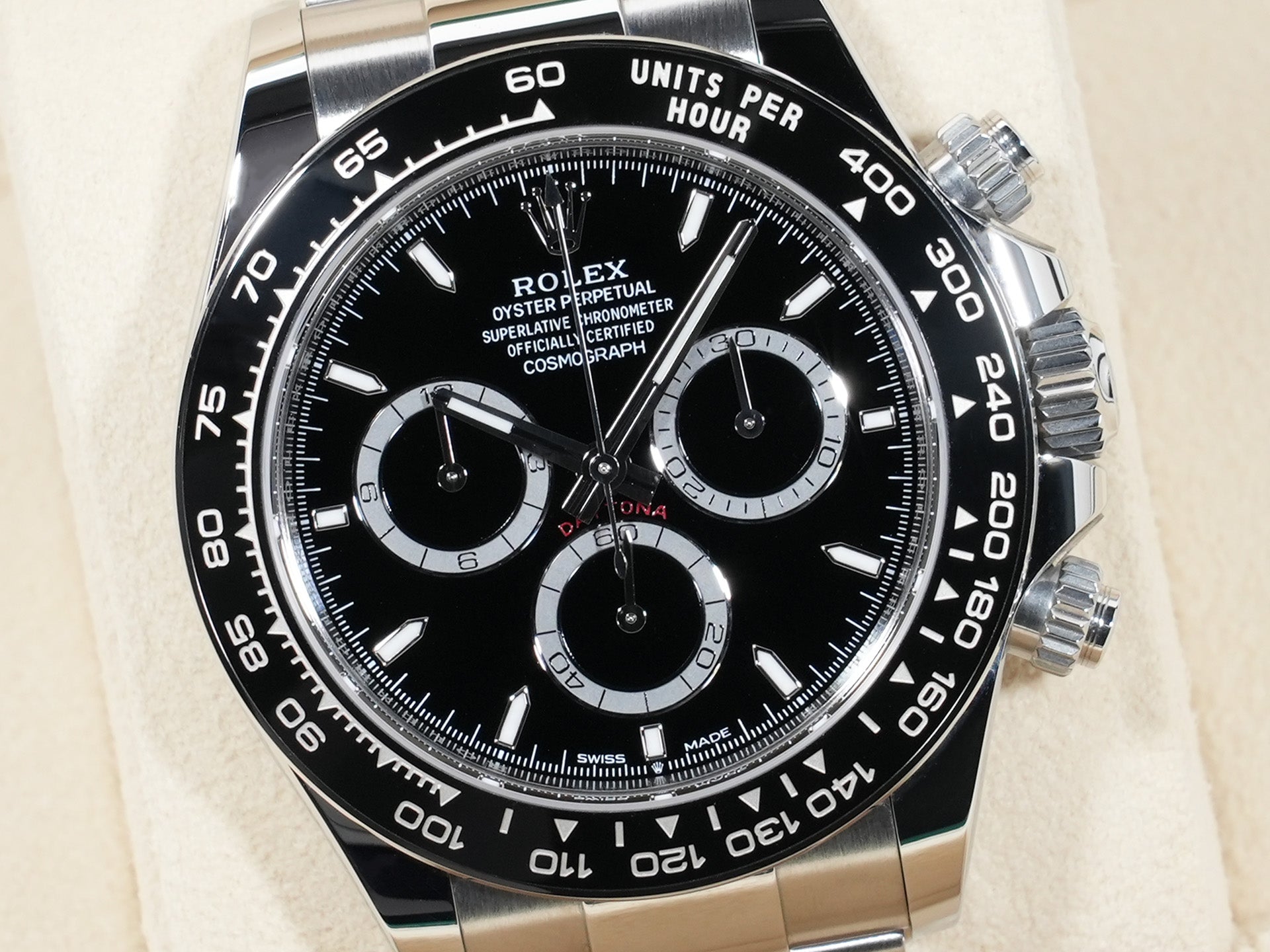 Rolex Daytona Ref. 126500LN Stainless Steel Black Dial Excellent Condition 7mkz4fyp