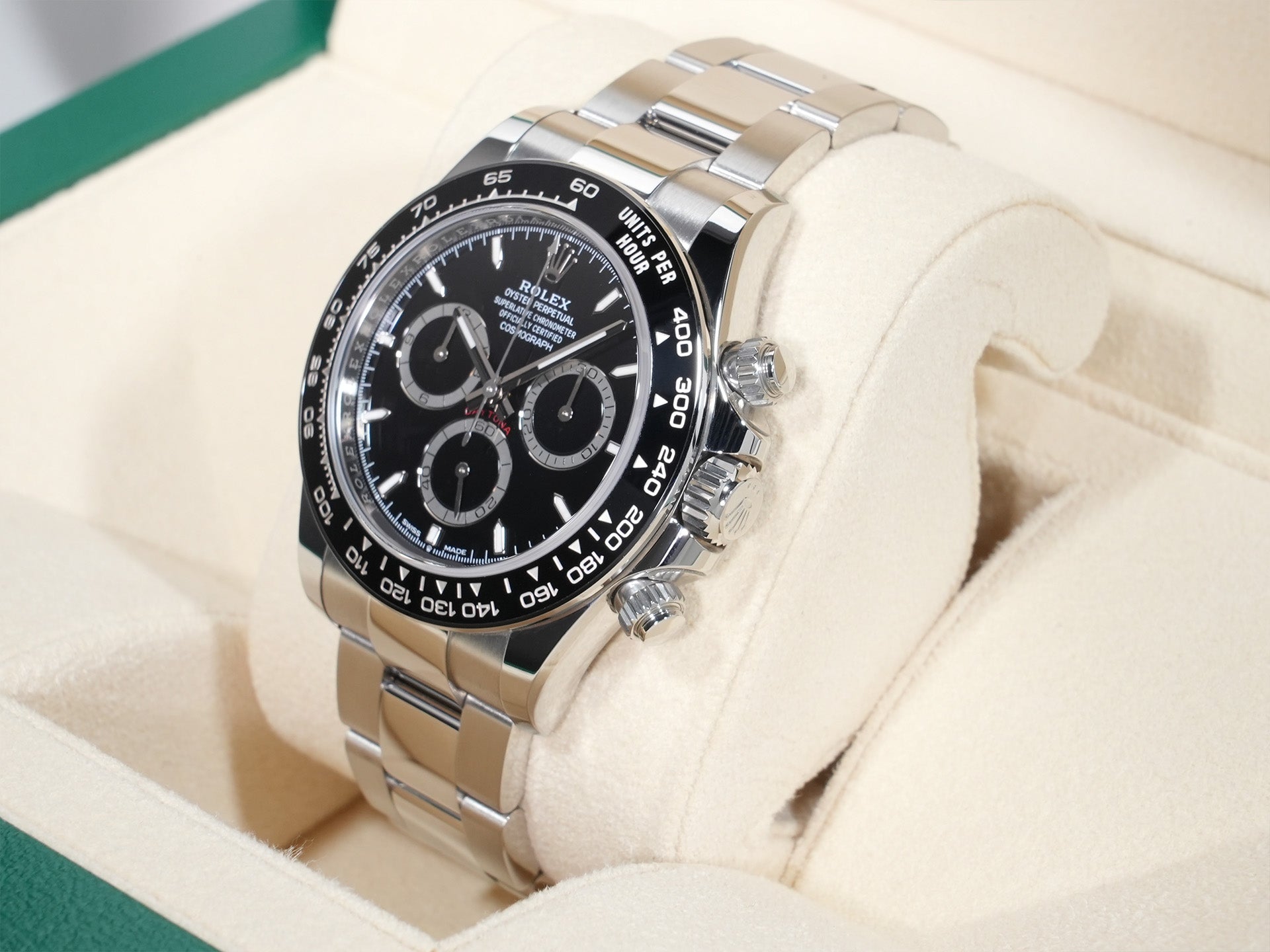 Rolex Daytona Ref. 126500LN Stainless Steel Black Dial Excellent Condition 7mkz4fyp