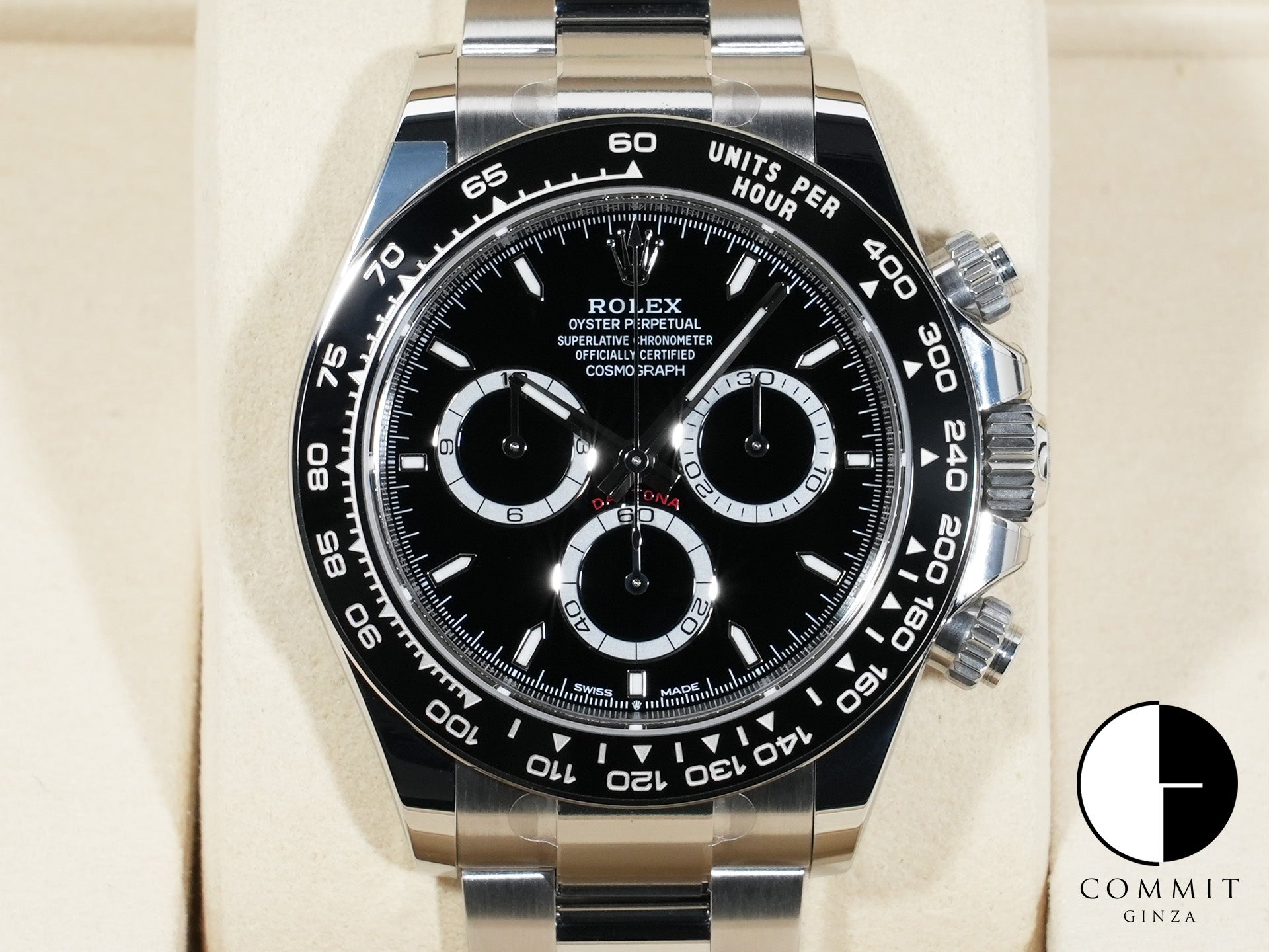 Rolex Daytona Ref. 126500LN Stainless Steel Black Dial Excellent Condition qrrmc227