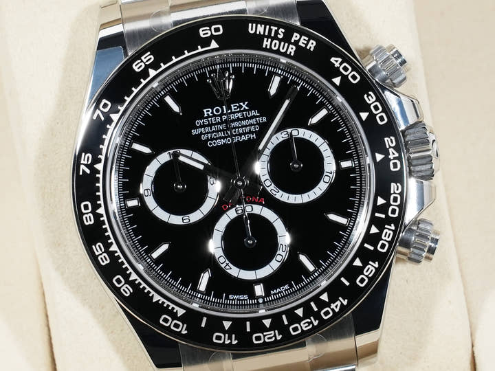 Rolex Daytona Ref. 126500LN Stainless Steel Black Dial Excellent Condition qrrmc227