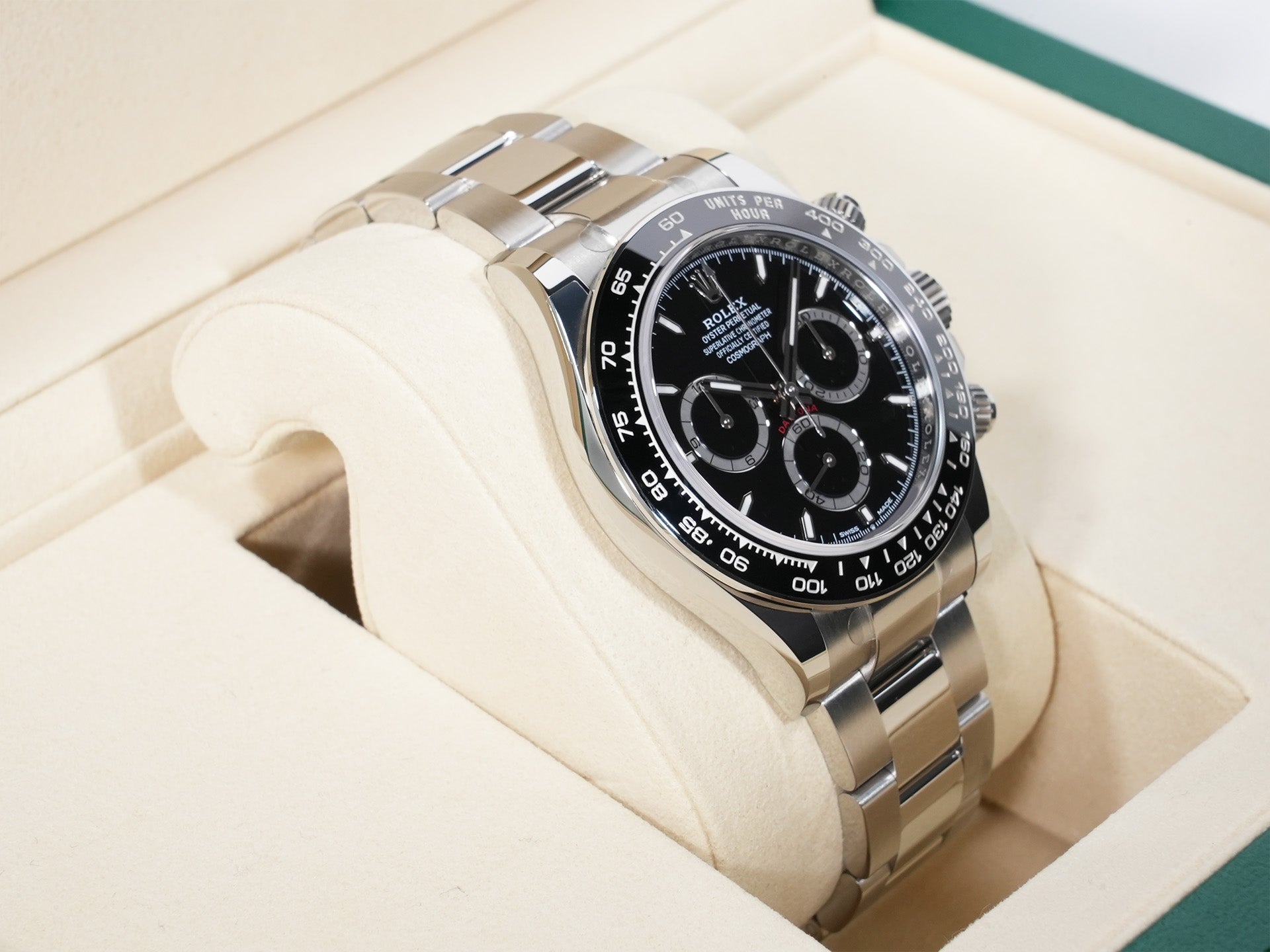 Rolex Daytona Ref. 126500LN Stainless Steel Black Dial Excellent Condition qrrmc227