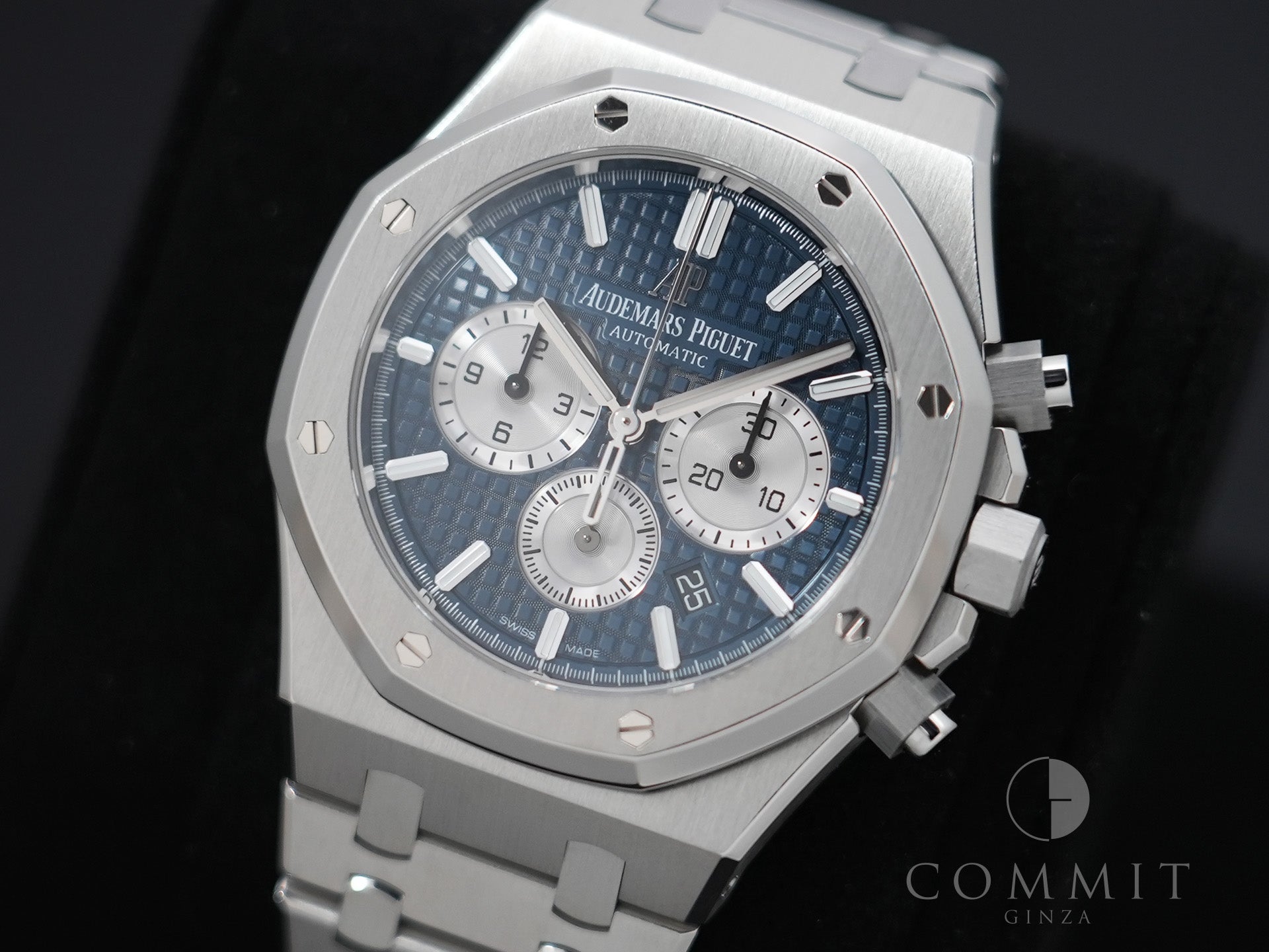 Audemars Piguet Royal Oak Chronograph Ref.26331ST.OO.1220ST.01 Stainless Steel Blue Dial Excellent Condition wxeq6ynq