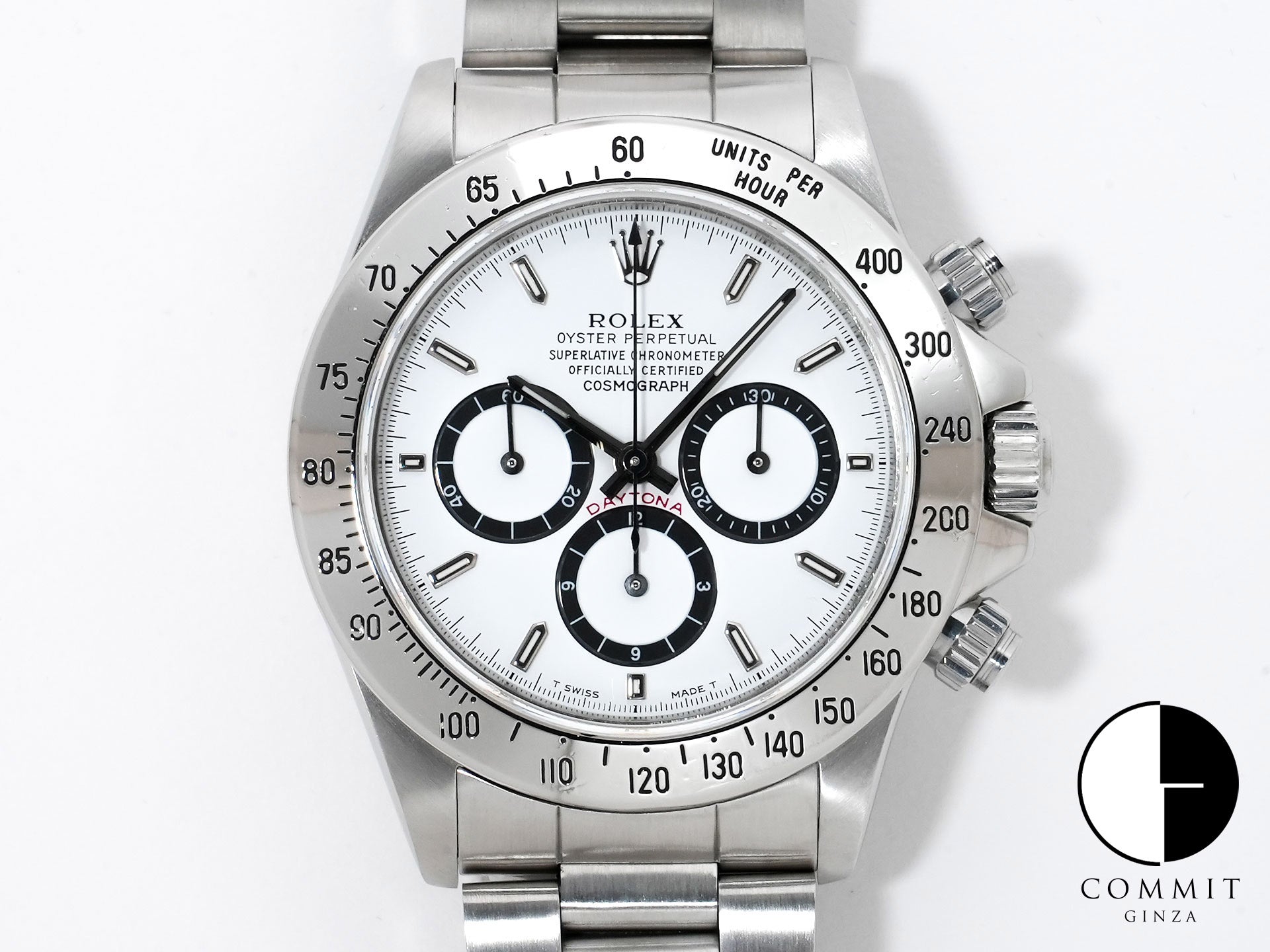 Rolex Daytona El Primero Ref. 16520 Stainless Steel White Dial Excellent Condition tdnyybpn