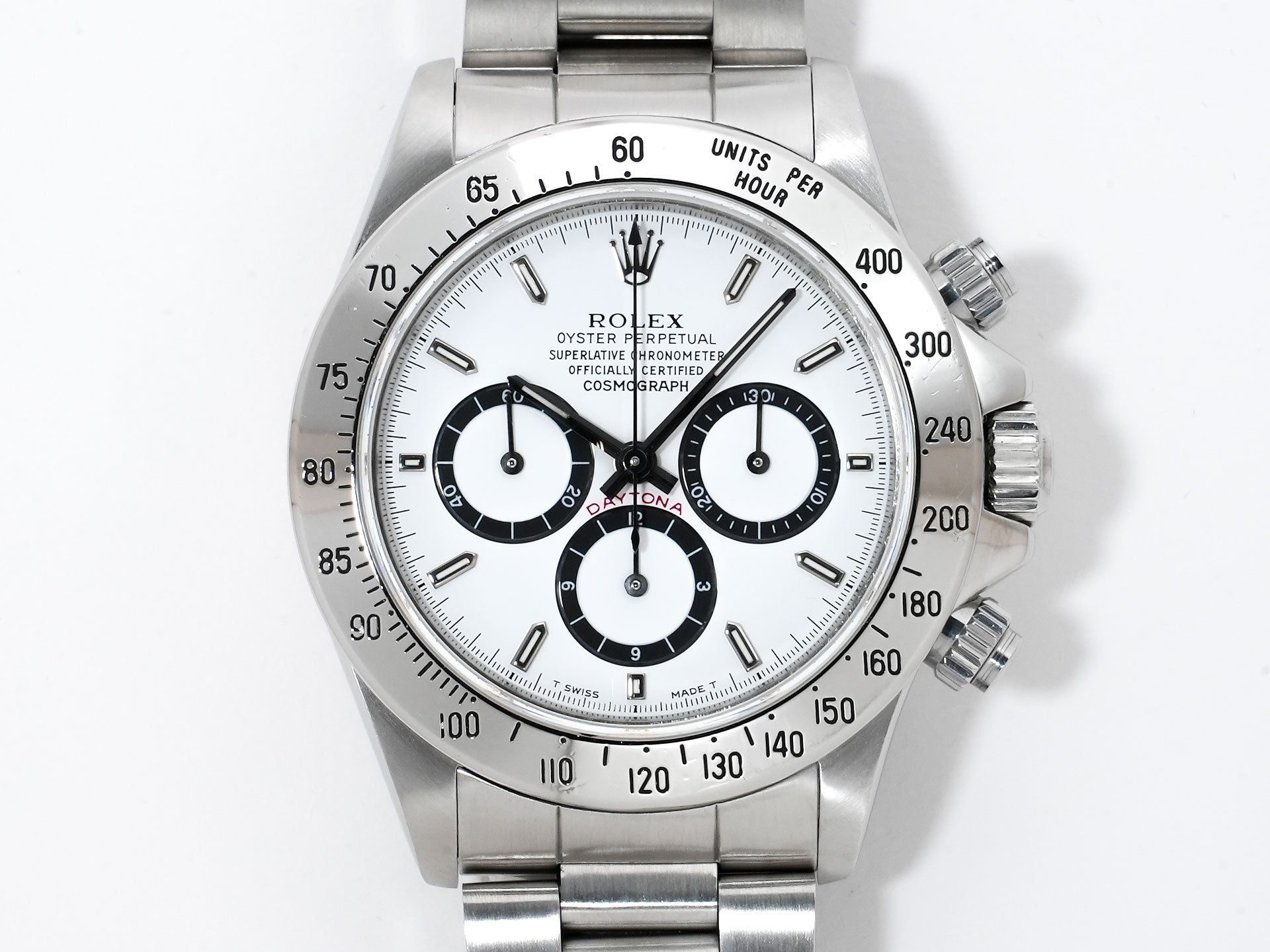 Rolex Daytona El Primero Ref. 16520 Stainless Steel White Dial Excellent Condition tdnyybpn