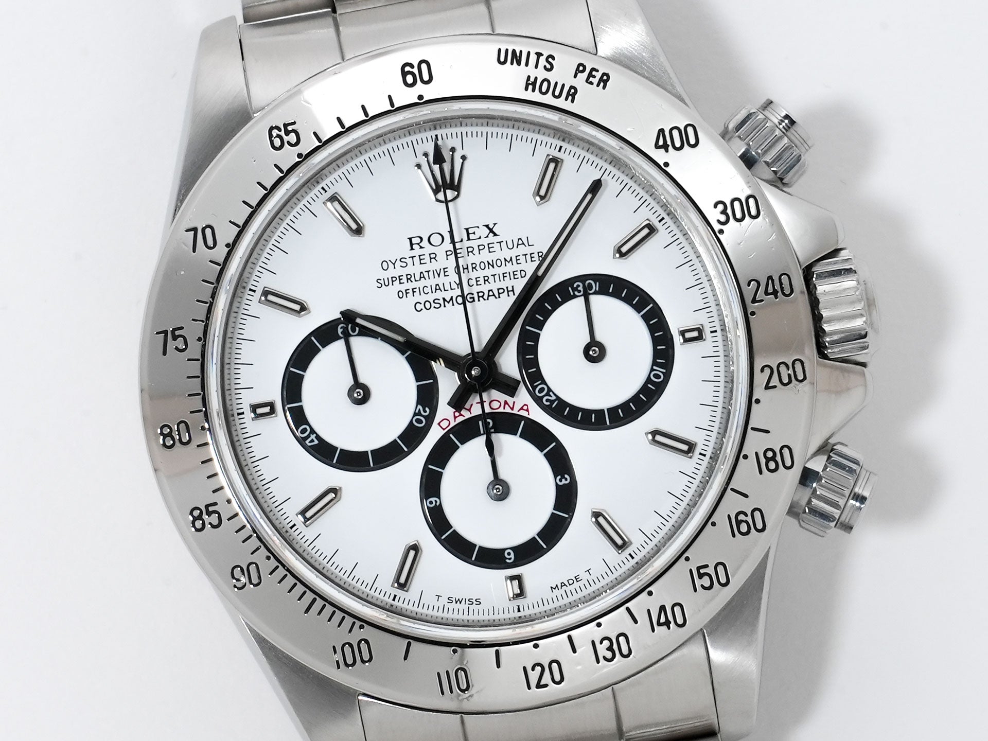 Rolex Daytona El Primero Ref. 16520 Stainless Steel White Dial Excellent Condition tdnyybpn