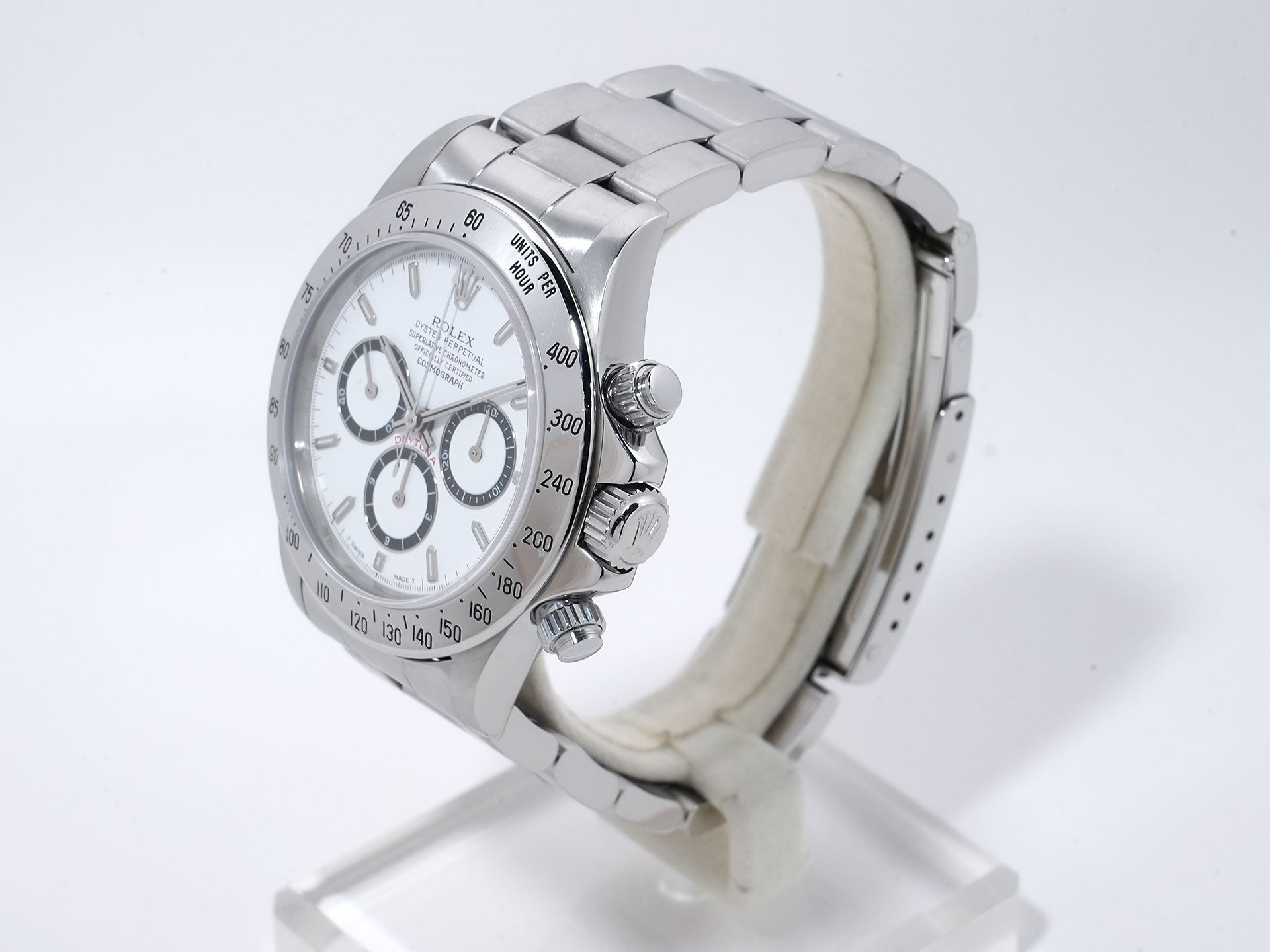 Rolex Daytona El Primero Ref. 16520 Stainless Steel White Dial Excellent Condition tdnyybpn