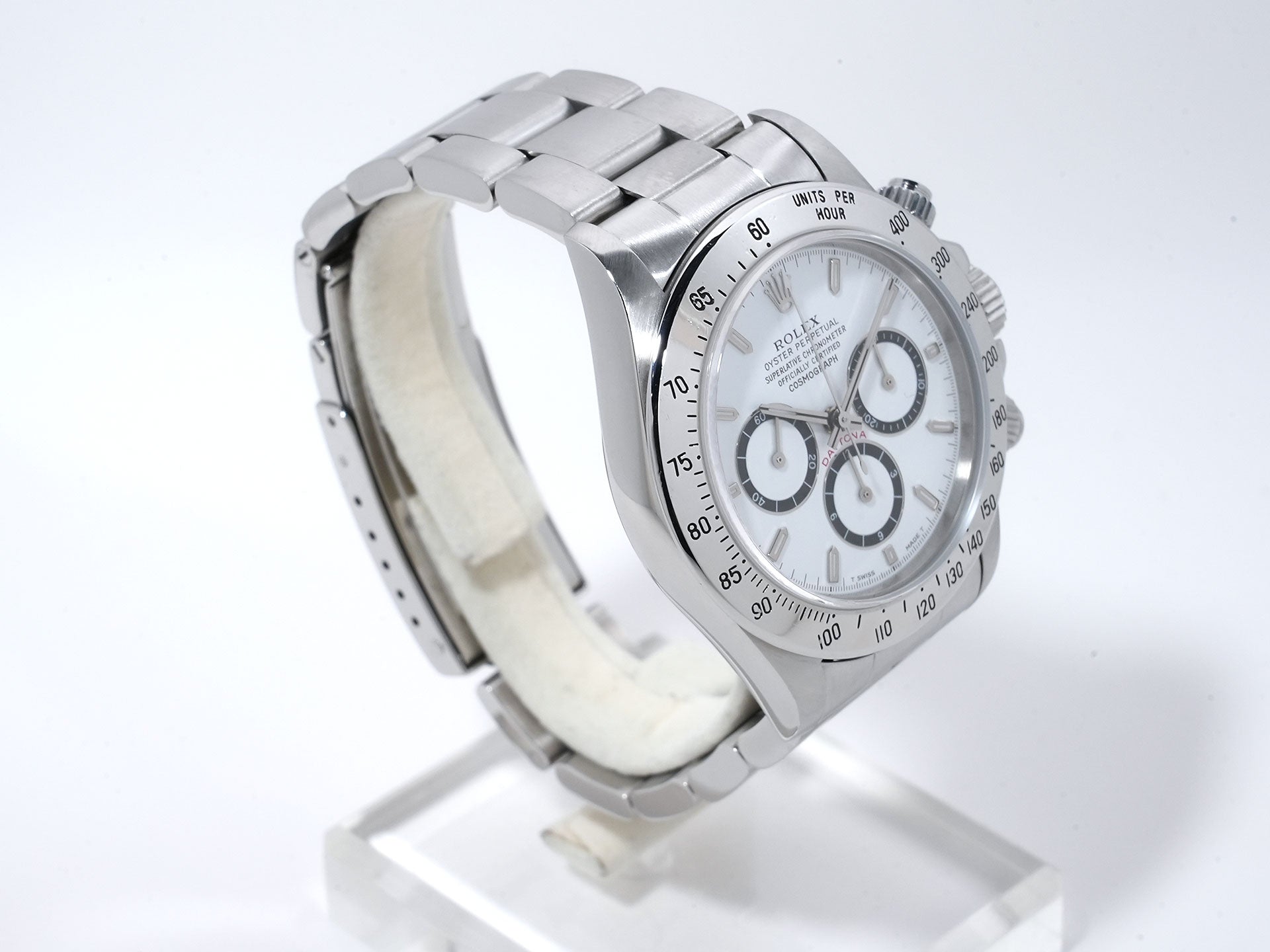 Rolex Daytona El Primero Ref. 16520 Stainless Steel White Dial Excellent Condition tdnyybpn