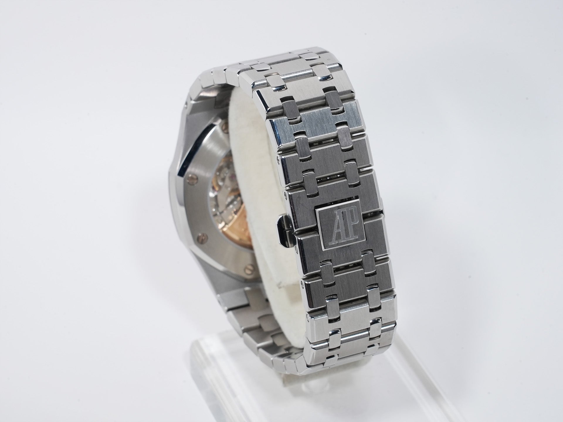 Audemars Piguet Royal Oak Ref.15300ST.OO.1220ST.02 Stainless Steel Blue Dial Excellent Condition 874aofid