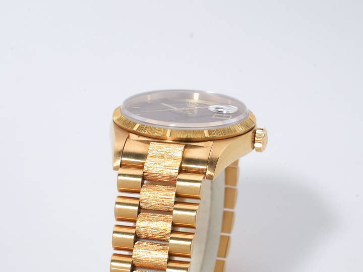 Rolex Day-Date Ref. 18248 Yellow Gold Walnut Dial Pre-owned gz3qvpwn