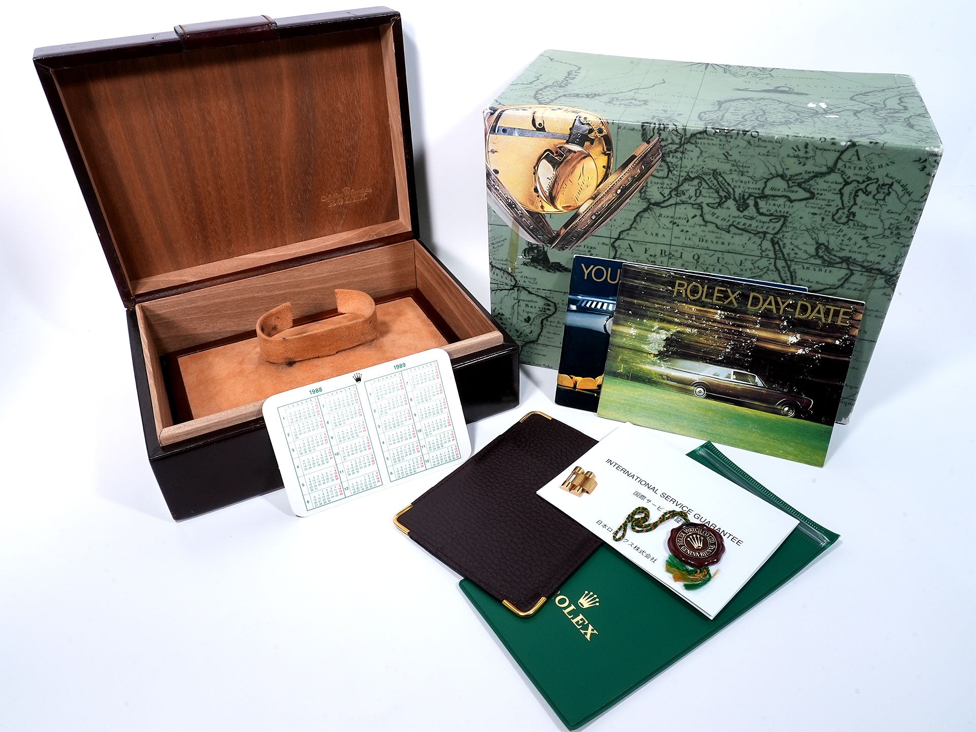 Rolex Day-Date Ref. 18248 Yellow Gold Walnut Dial Pre-owned gz3qvpwn