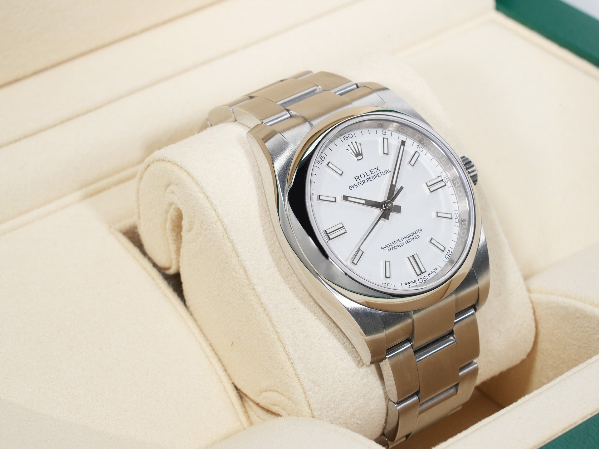 Rolex Oyster Perpetual 36 Ref. 116000 Stainless Steel White Dial Pre-owned jyqt2qrk