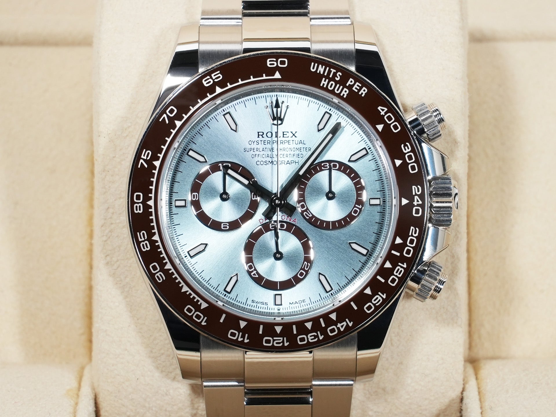 Rolex Daytona Ref. 126506 Platinum Ice Blue Dial Pre-Owned cy2uux4d