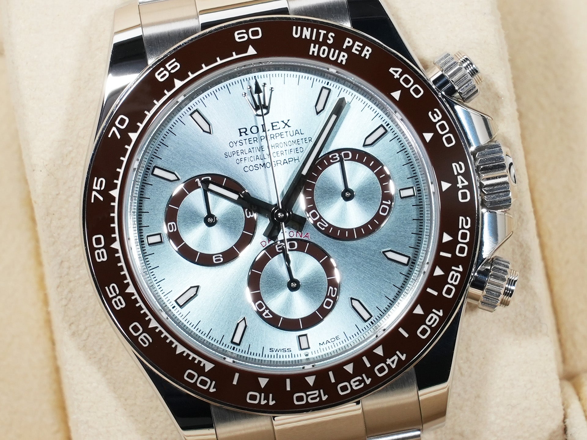 Rolex Daytona Ref. 126506 Platinum Ice Blue Dial Pre-Owned cy2uux4d