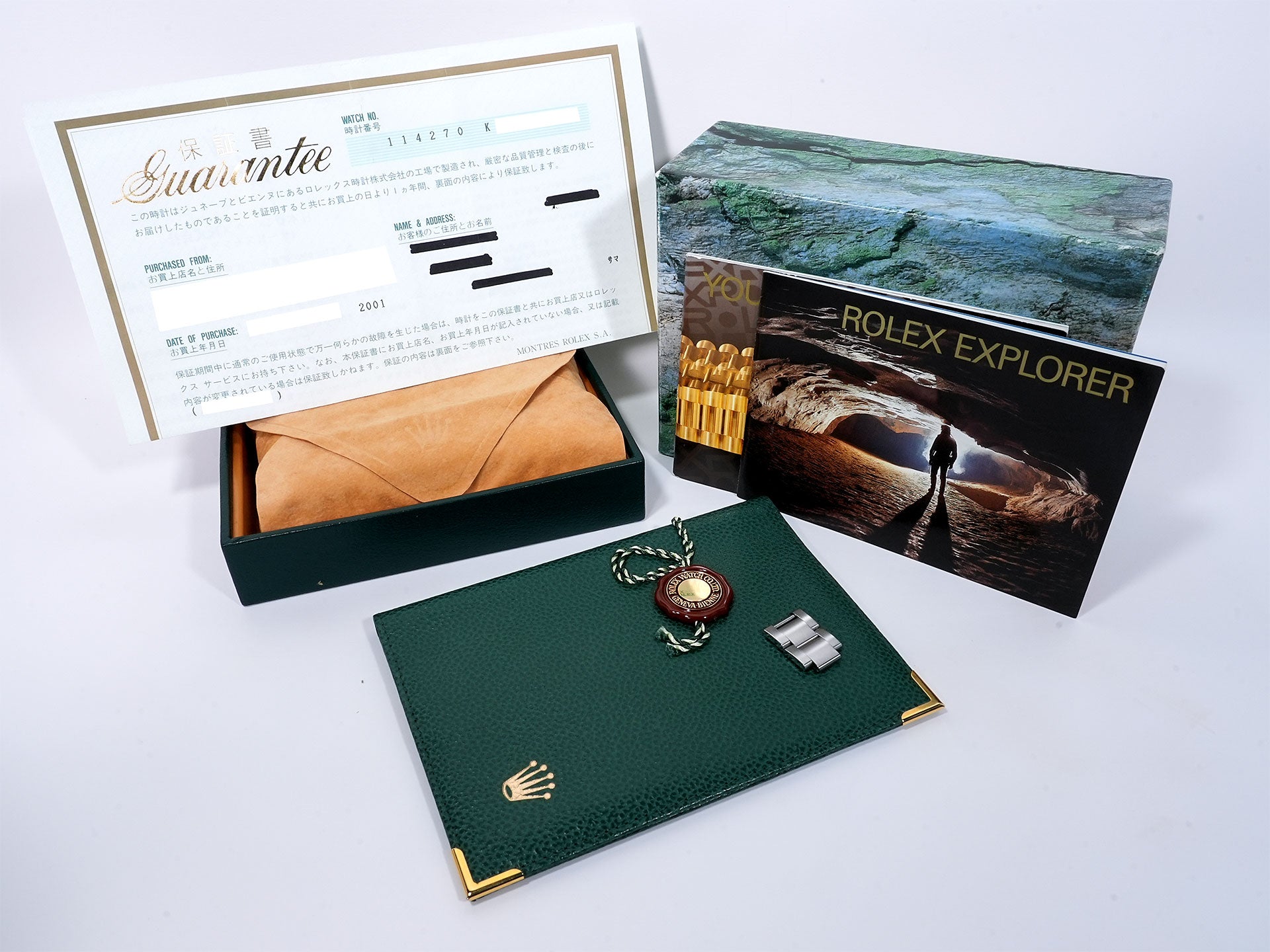 Rolex Explorer I Ref.114270 Stainless Steel Black Dial Oyster Bracelet Used irgd7cqk
