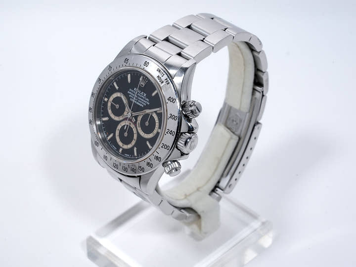 ROLEX Daytona El Primero Ref. 16520 Stainless Steel Black Dial Used fjrjzunh
