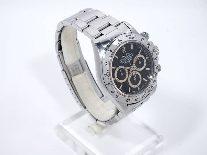 ROLEX Daytona El Primero Ref. 16520 Stainless Steel Black Dial Used fjrjzunh