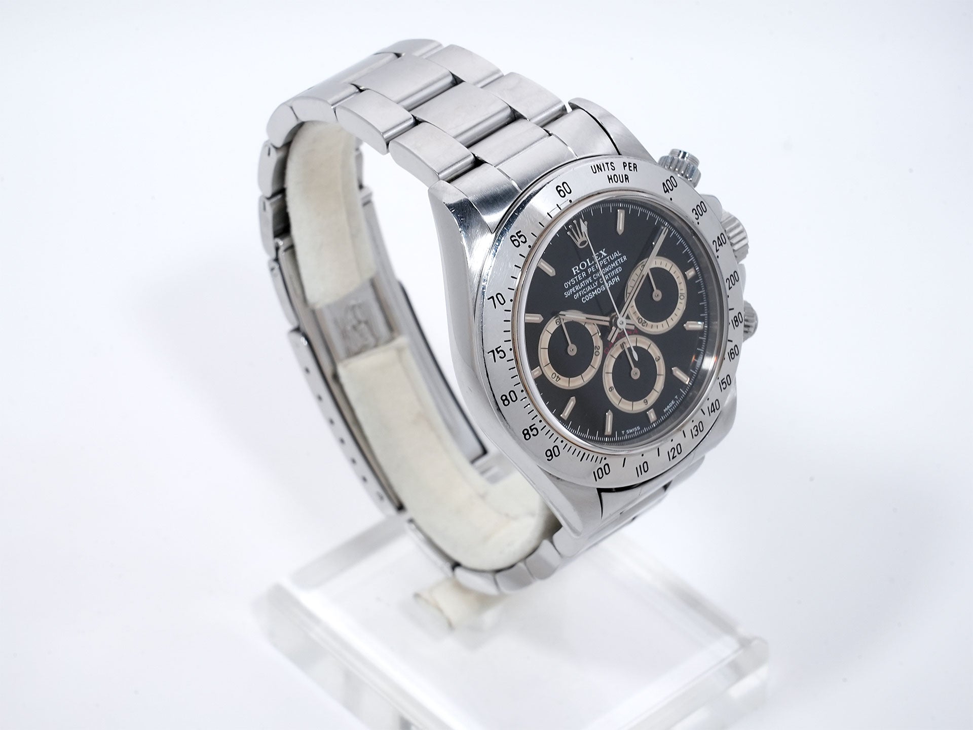 ROLEX Daytona El Primero Ref. 16520 Stainless Steel Black Dial Used fjrjzunh