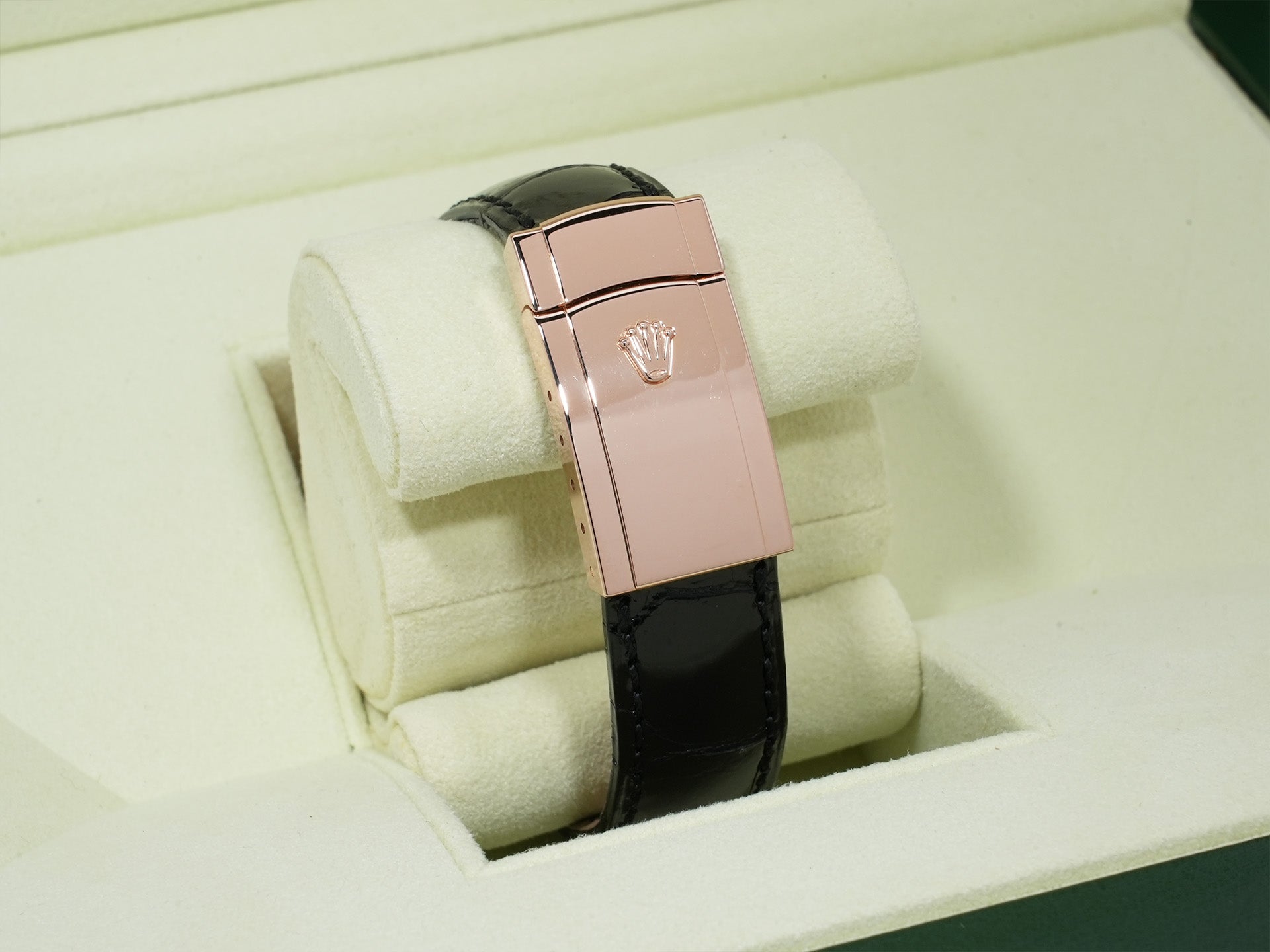 Rolex Datejust Zebra 36 Ref. 116135 Pink Gold Black/Diamond Dial Excellent Condition dyp9sdqb