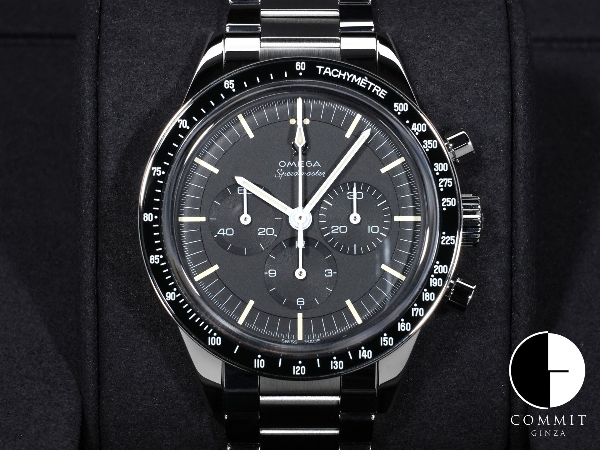 オメガ スピードマスター キャリバー321 クロノグラフ 39.7MM Ref.311.30.40.30.01.001 ステンレススチール ブラック文字盤 未使用 zq32g6i7