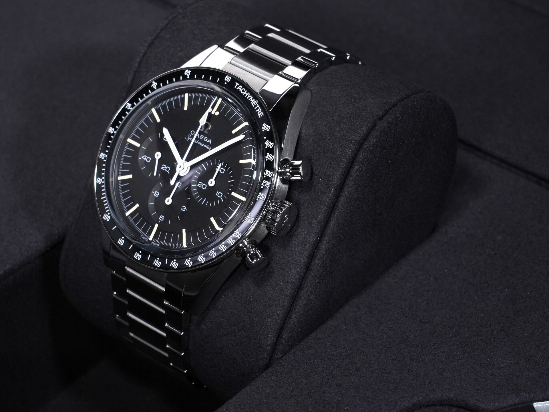 Omega Speedmaster Calibre 321 Chronograph 39.7MM Ref.311.30.40.30.01.001 Stainless Steel Black Dial Unused zq32g6i7