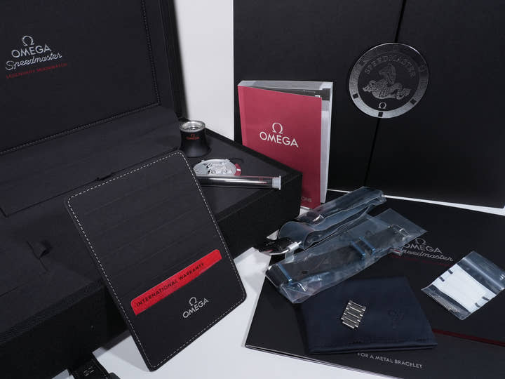 Omega Speedmaster Calibre 321 Chronograph 39.7MM Ref.311.30.40.30.01.001 Stainless Steel Black Dial Unused zq32g6i7