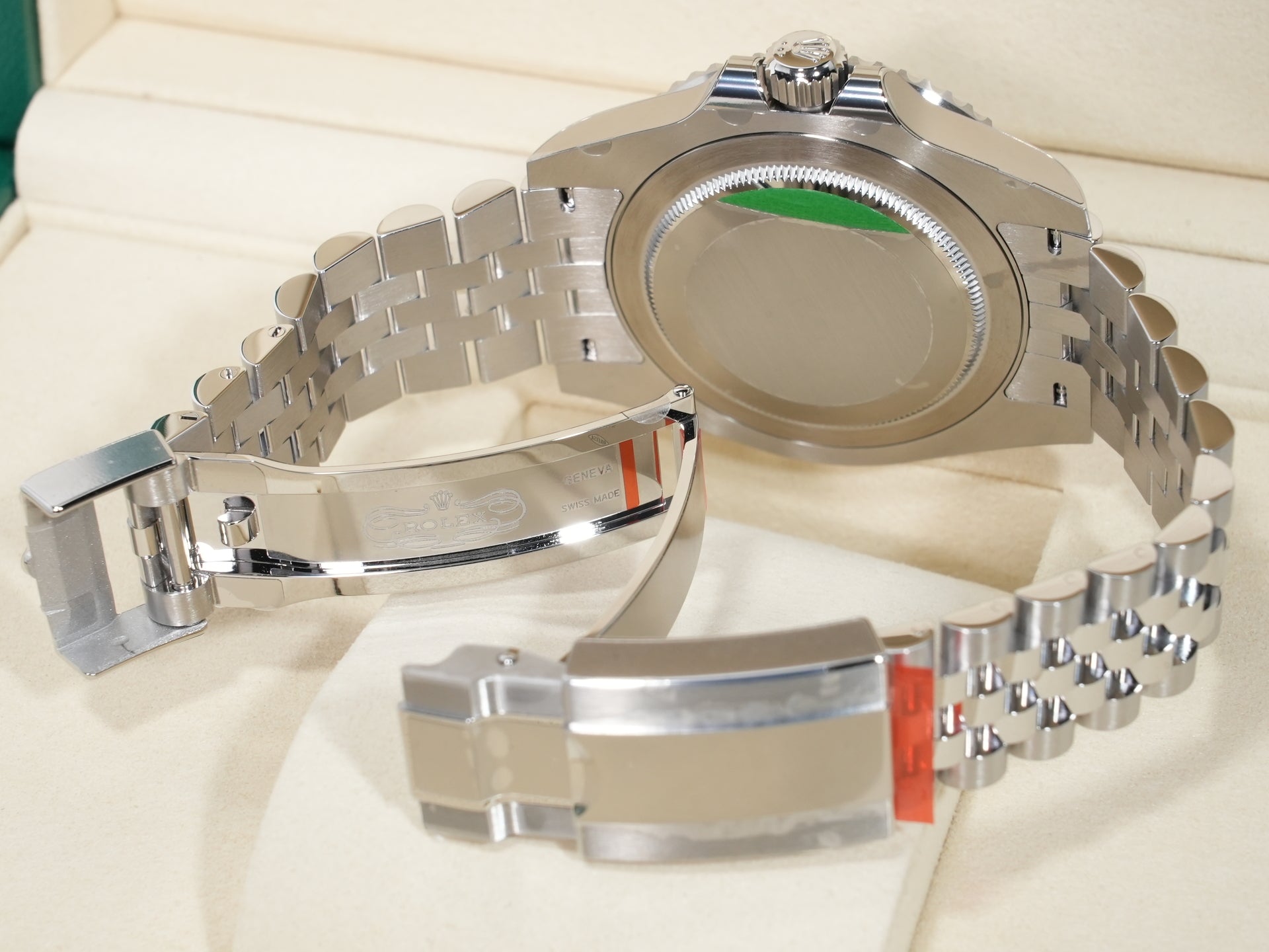 Rolex GMT-Master II Ref. 126710GRNR Stainless Steel Black Dial Jubilee Bracelet Unused fqa42ozo