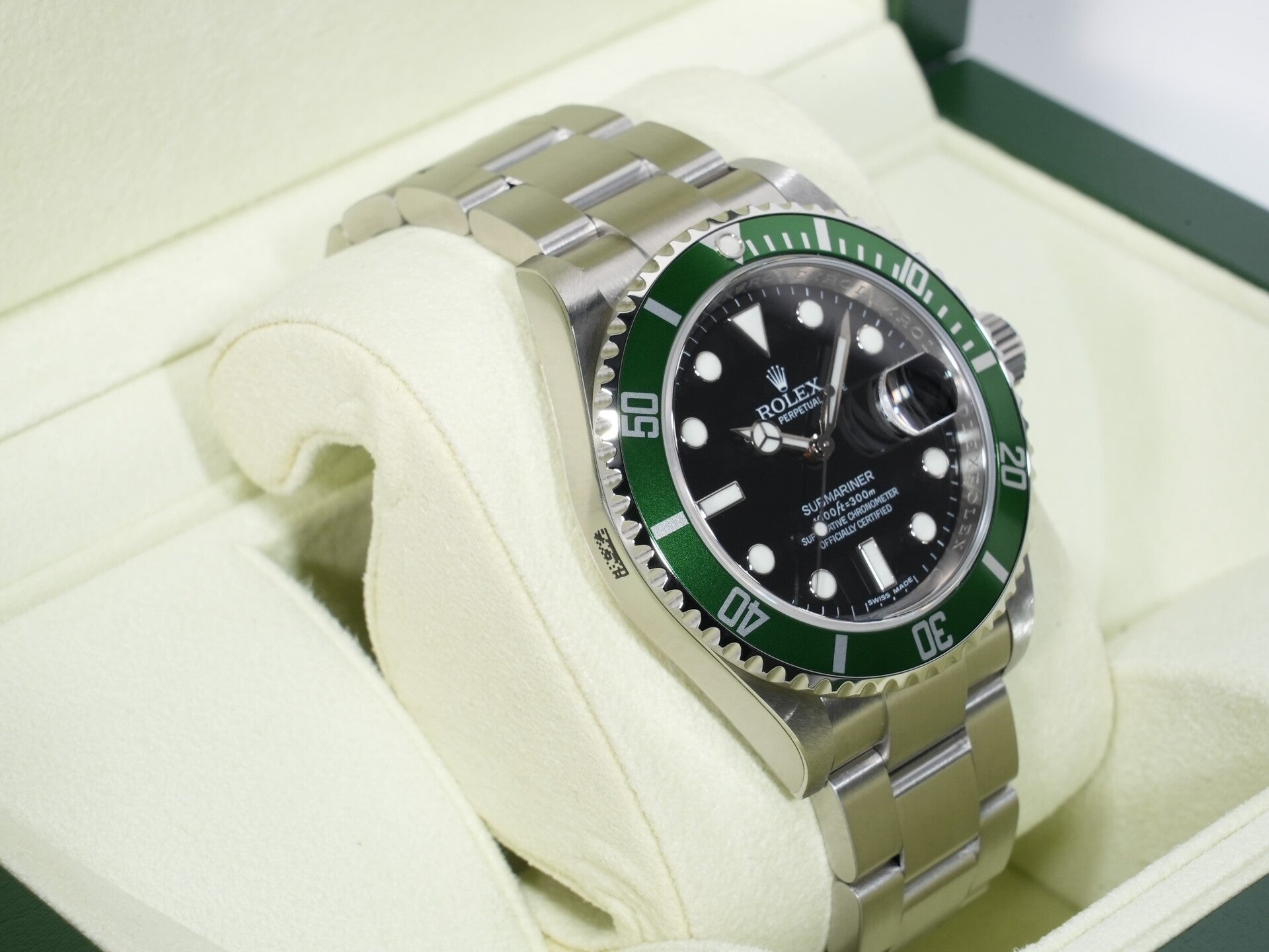Rolex Submariner Date Ref.16610LV Stainless Steel Black Dial Unused qxzn49bz