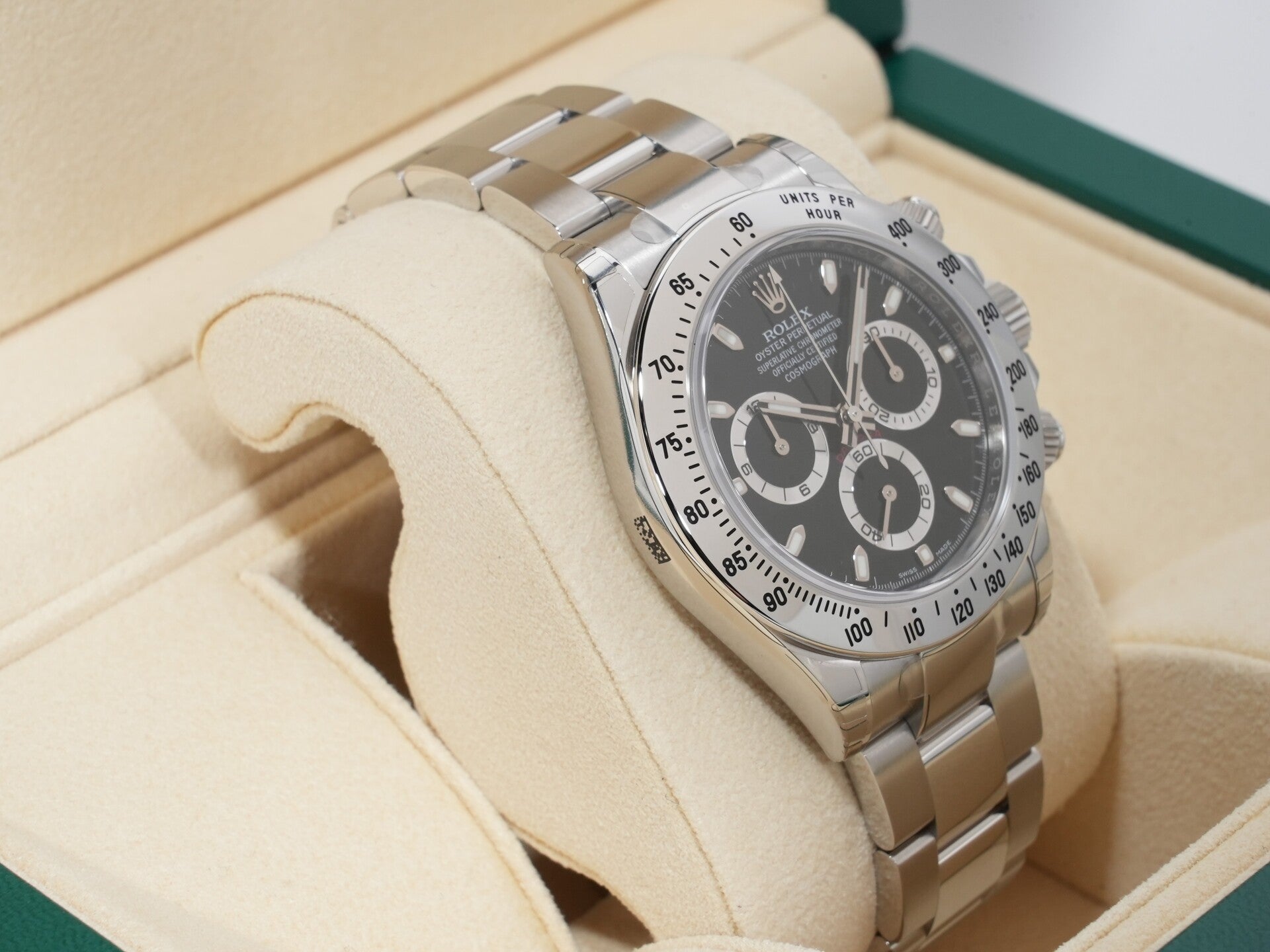 Rolex Daytona Ref. 116520 Stainless Steel Black Dial Unused akb6ubxw
