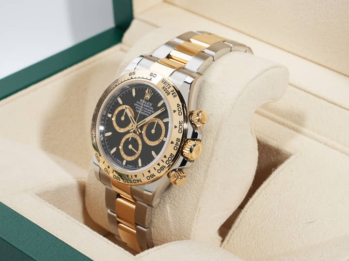 Rolex Daytona Ref. 126503 Stainless Steel/Yellow Gold Black Dial Excellent Used e77xatfb