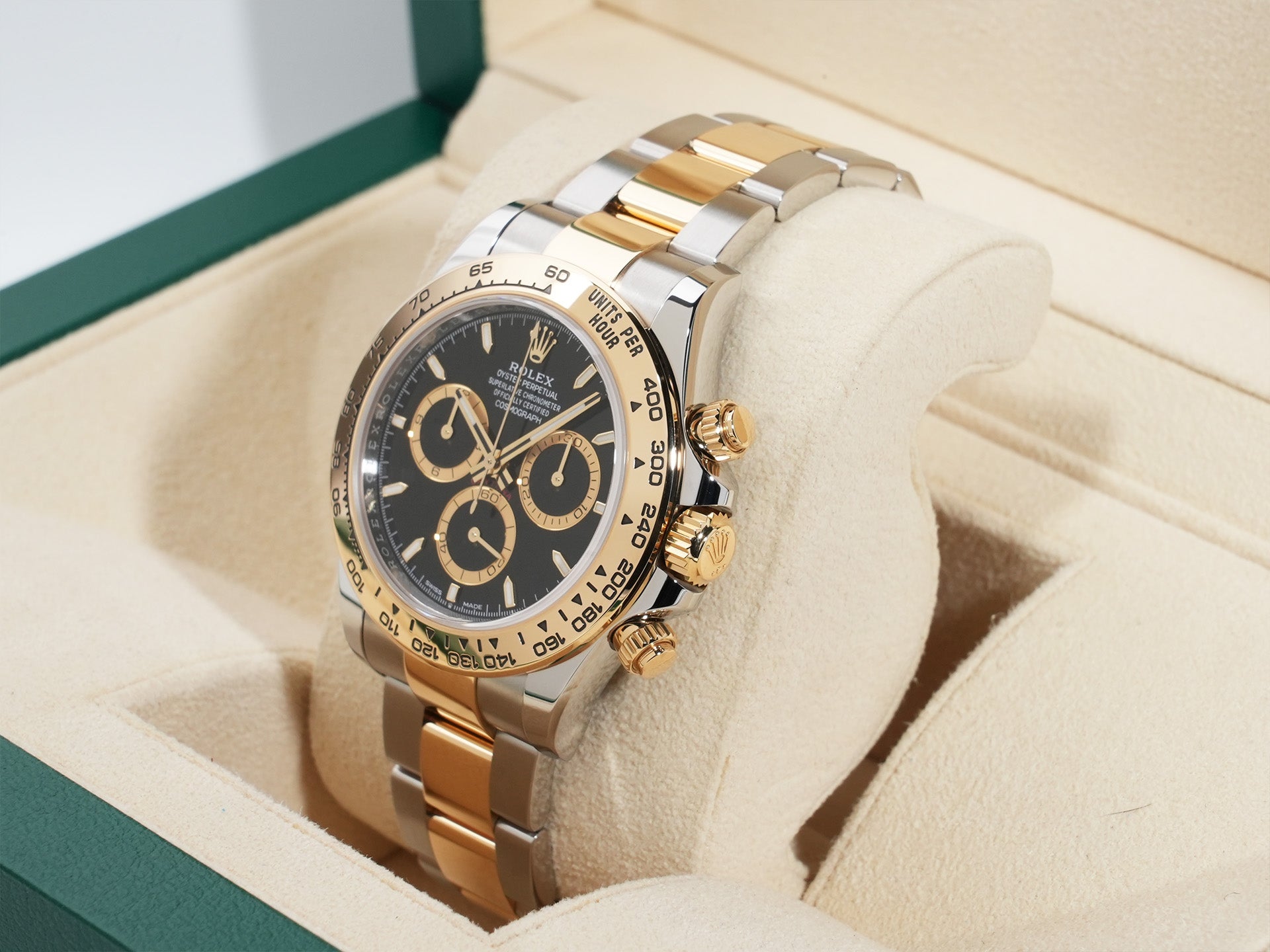 Rolex Daytona Ref. 126503 Stainless Steel/Yellow Gold Black Dial Excellent Used e77xatfb