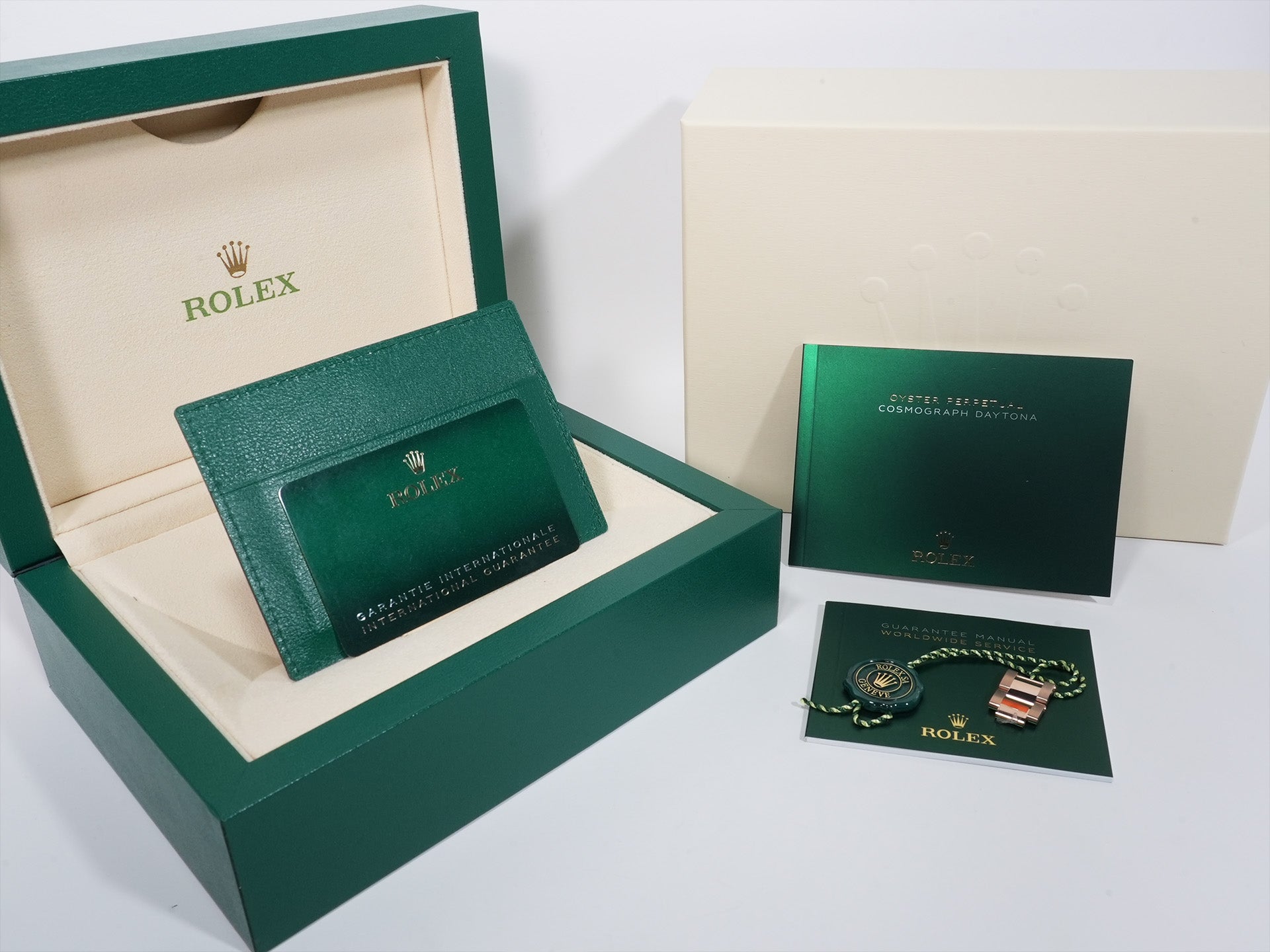 Rolex Daytona Ref. 126505 Everose Gold Sundust x Bright Black Dial Used A (jwbud22j)
