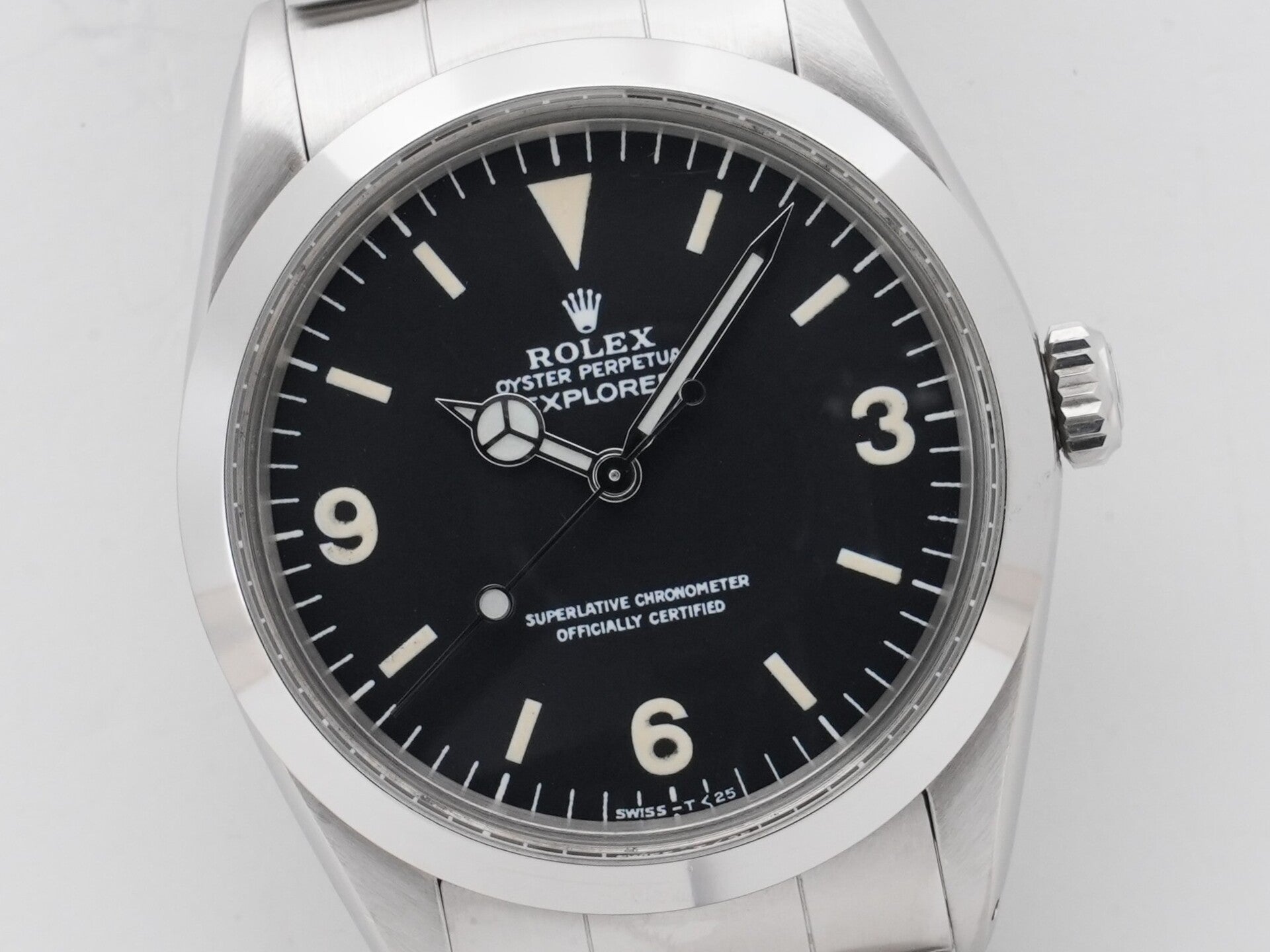 ROLEX Explorer I Ref. 1016 Stainless Steel Black Dial Excellent Used Condition bk5om2ce