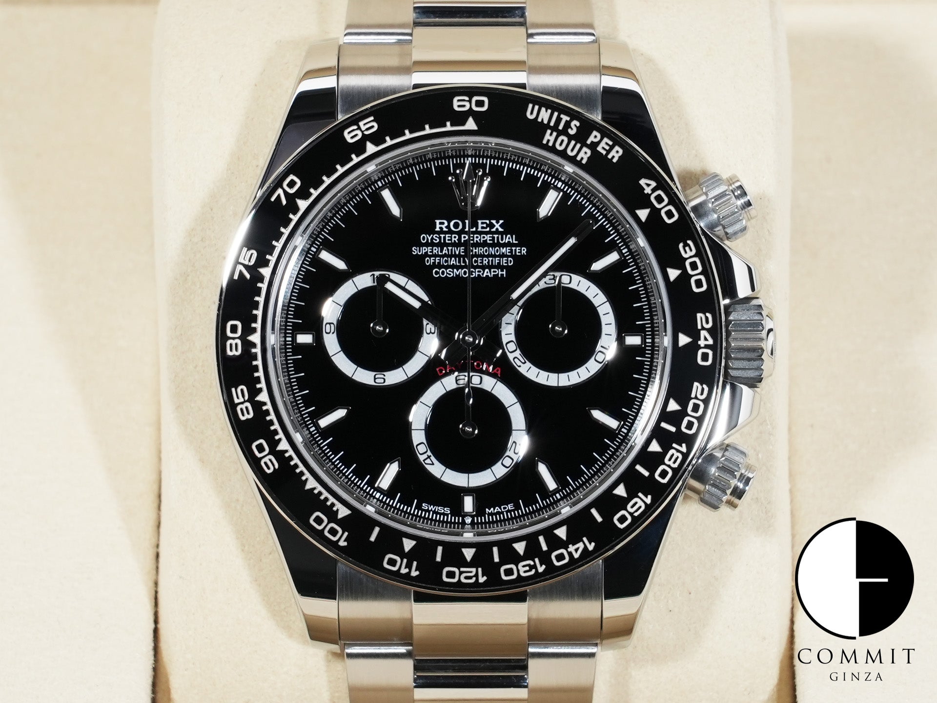 ロレックス デイトナ Ref.126500LN ステンレススチール ブラック文字盤 美中古 f3xkgqne
