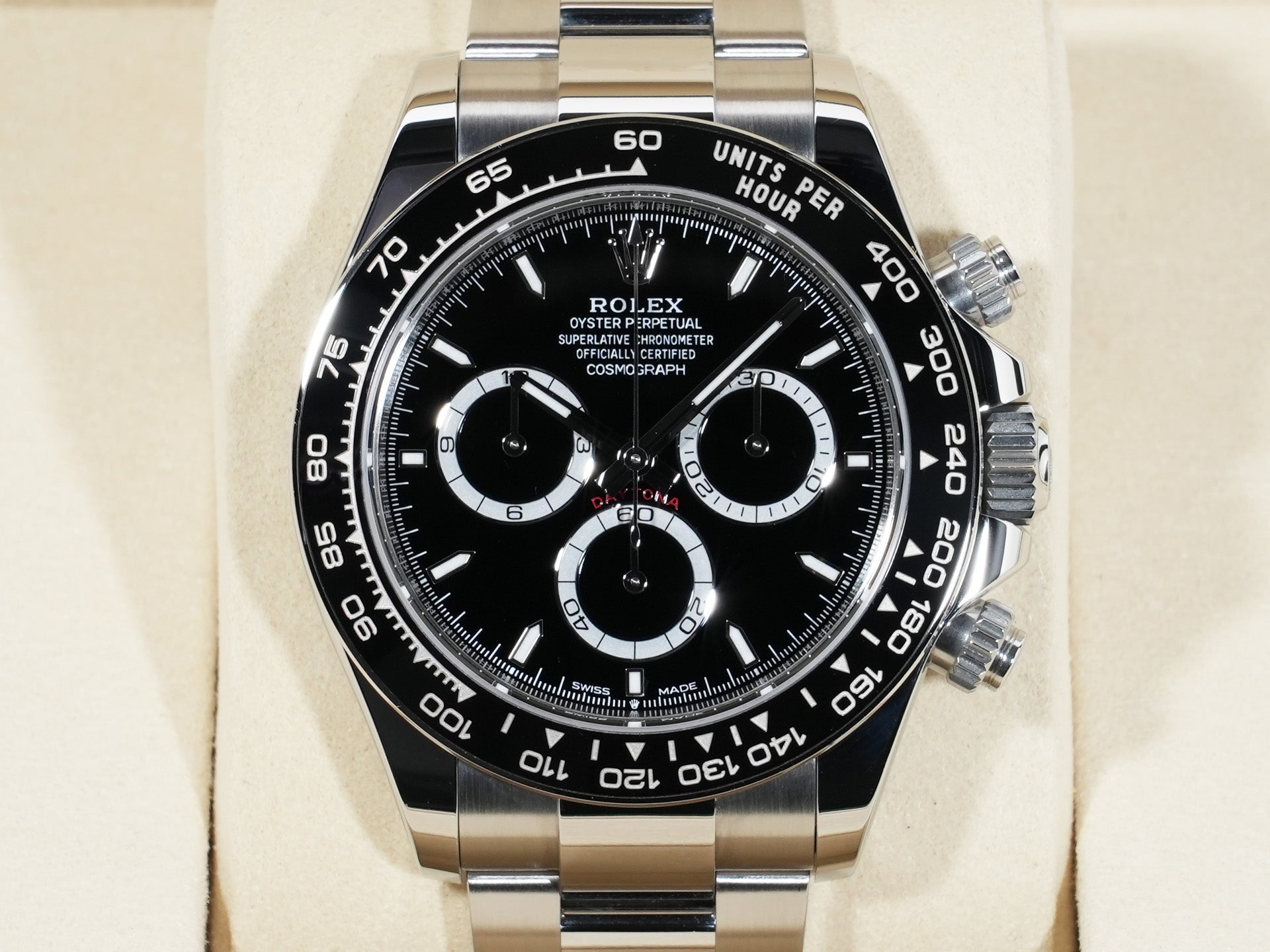 ロレックス デイトナ Ref.126500LN ステンレススチール ブラック文字盤 美中古 f3xkgqne