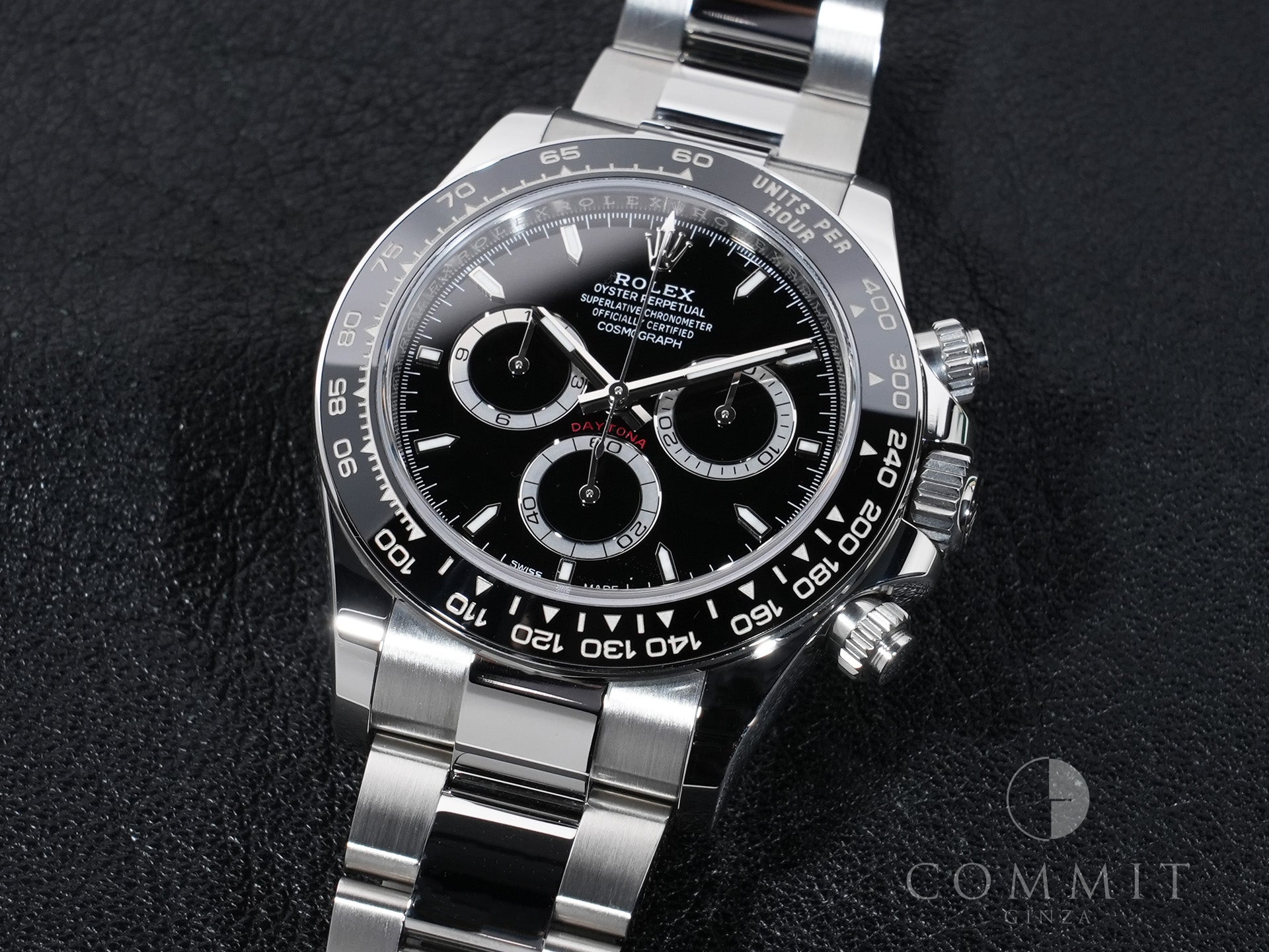 Rolex Daytona Ref. 126500LN Stainless Steel Black Dial Excellent Used Condition f3xkgqne