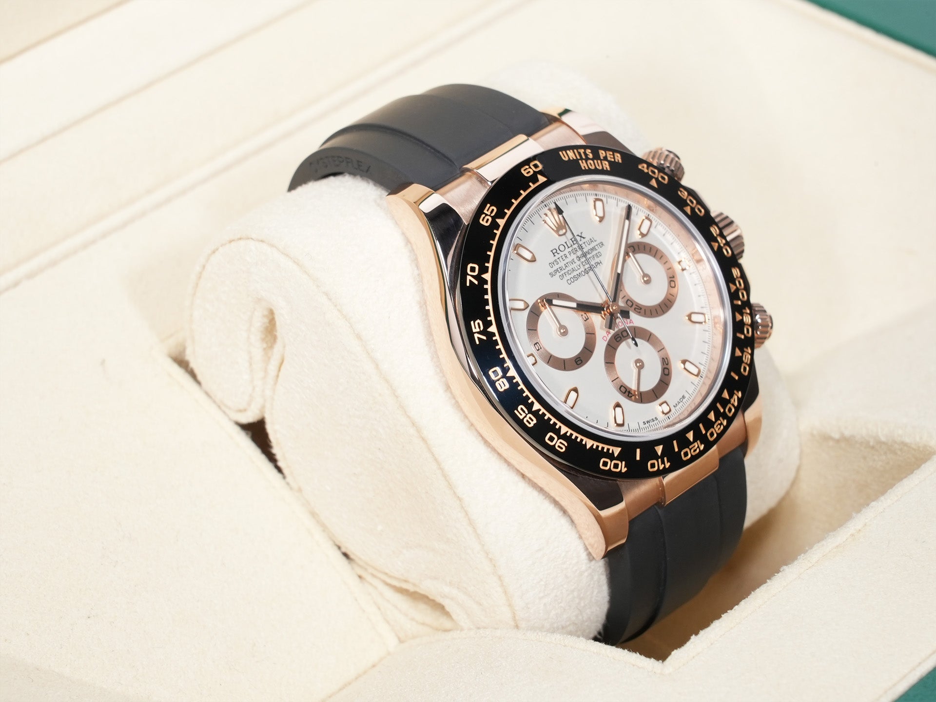 ROLEX Daytona Ref. 116515LN Everose Gold Ivory Dial Pre-Owned ie95ypco